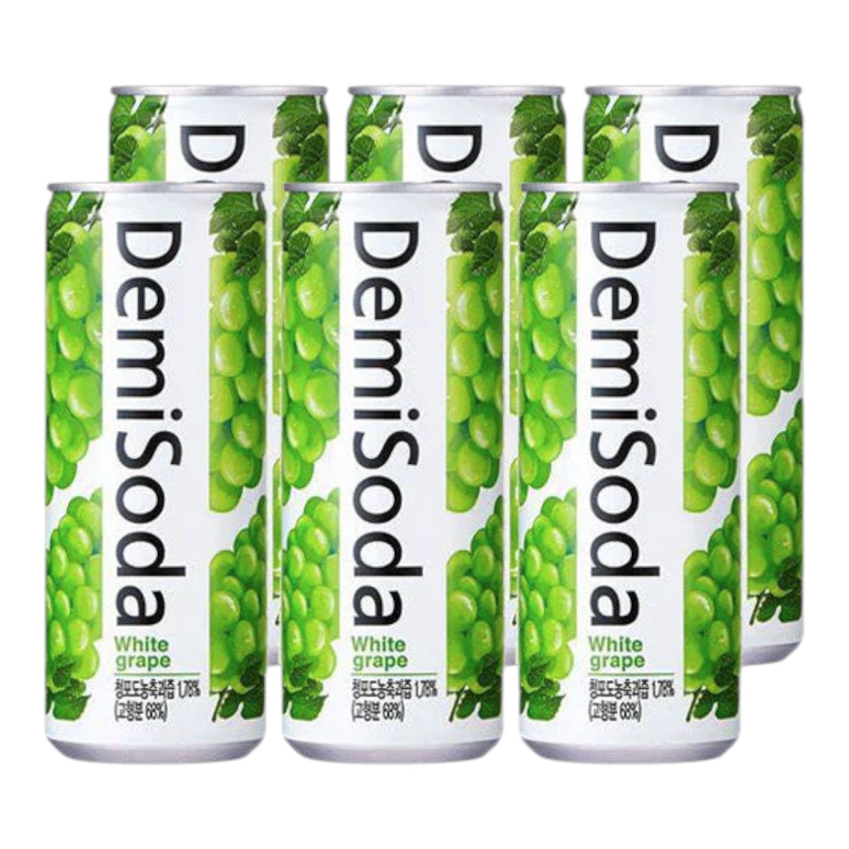 Dong A Demisoda Whitegrape Soda (6x8.45fl.oz) | T&T Supermarket US