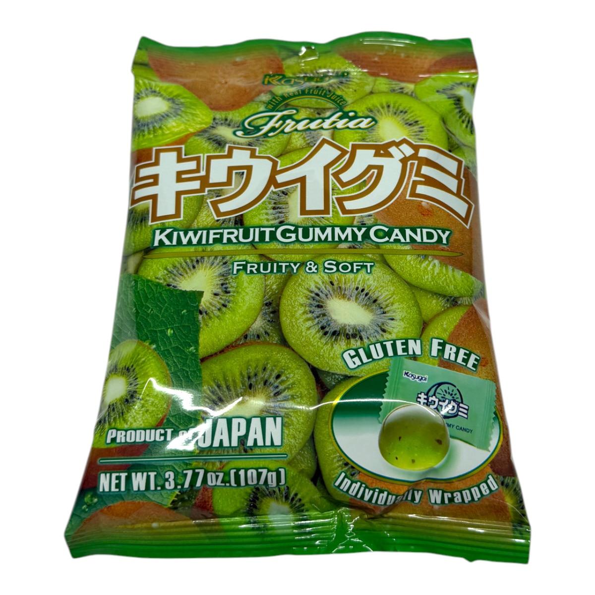 Kasugai Frutia Kiwifruit Gummy Candy (3.77oz) | T&T Supermarket US
