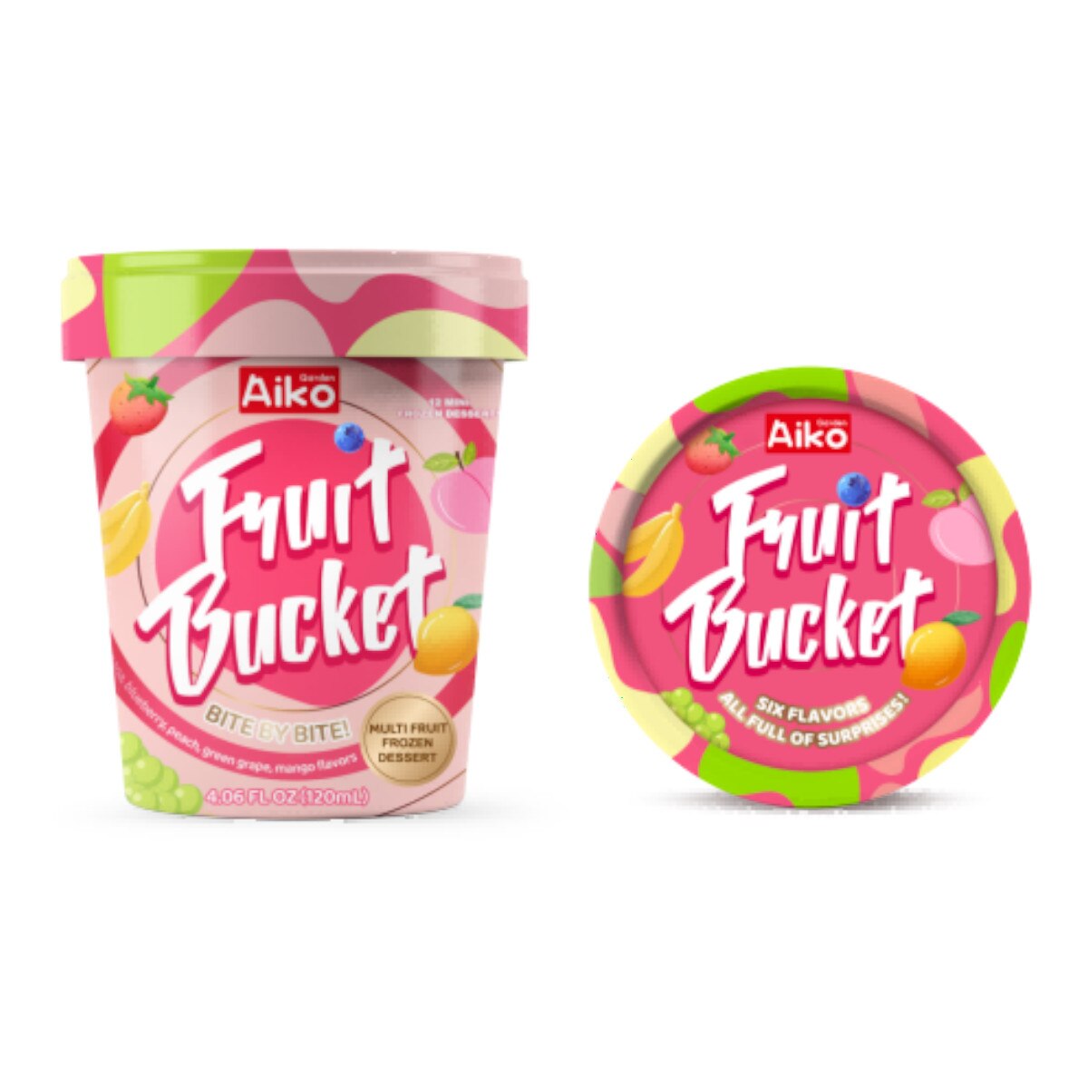 Aiko Garden 水果冰抱抱桶(4.06fl.oz) | T&T Supermarket US