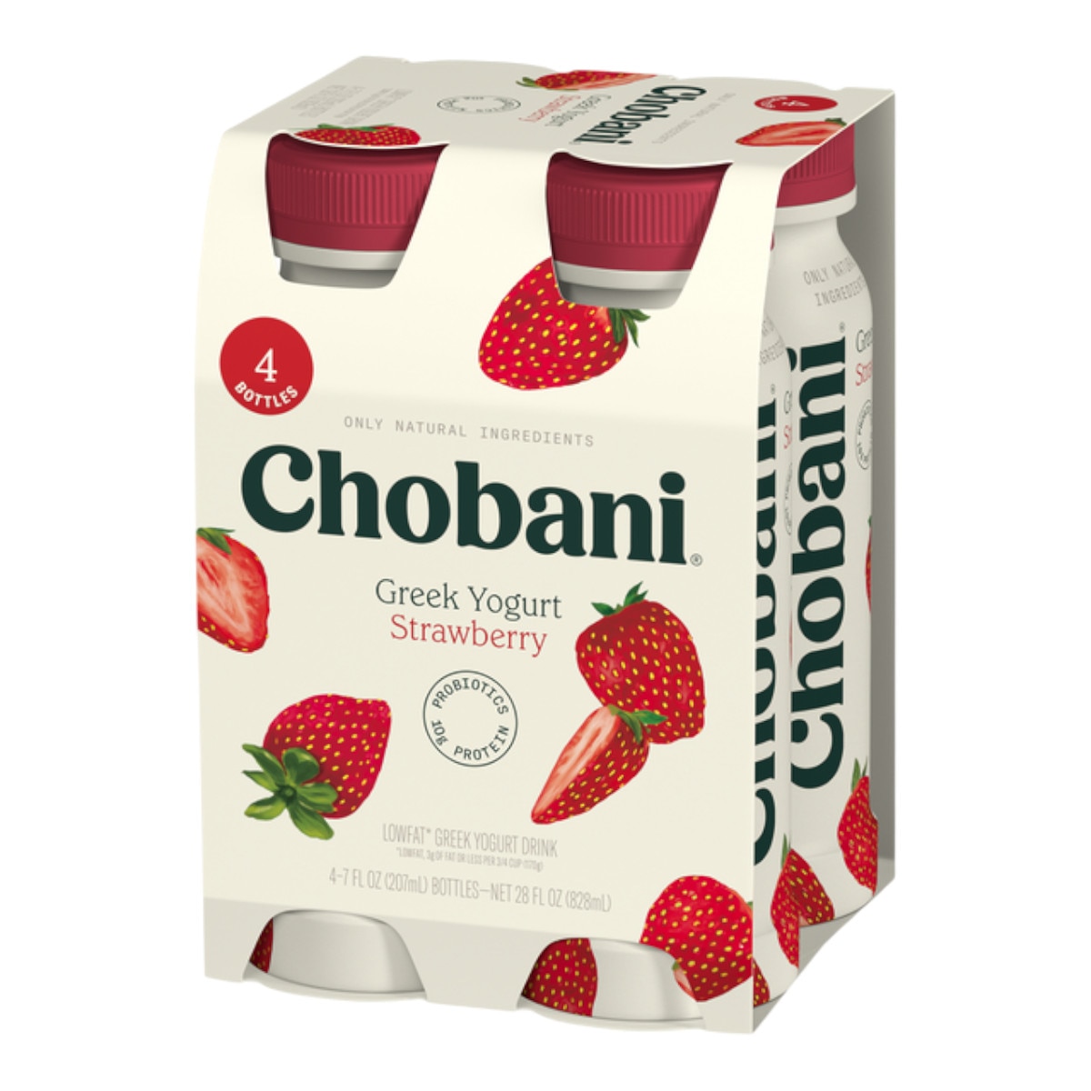 Chobani Greek Yogurt Drink Strawberry (4x7fl.oz) ｜ 大统华超级市场美国