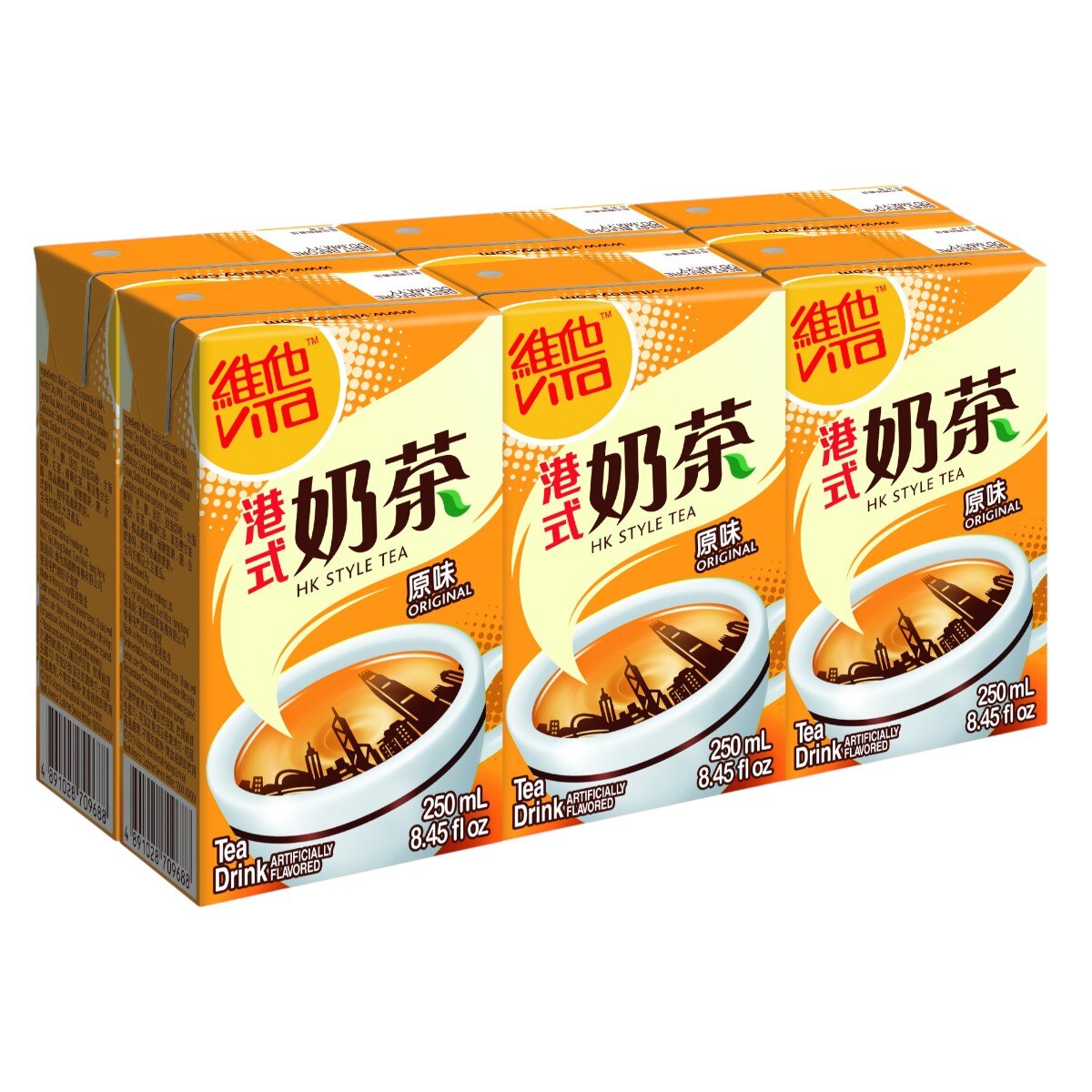 Vita Hong Kong Style Milk Tea (6x8.45fl.oz) ｜ 大統華超級市場美國