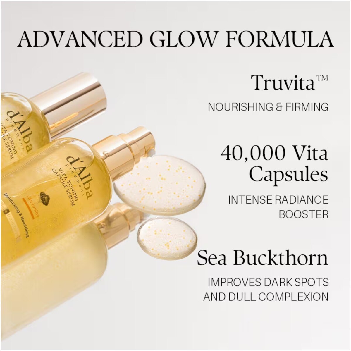 d'Alba Vita Toning Capsule Serum (1.69fl.oz) ｜ 大統華超級市場美國