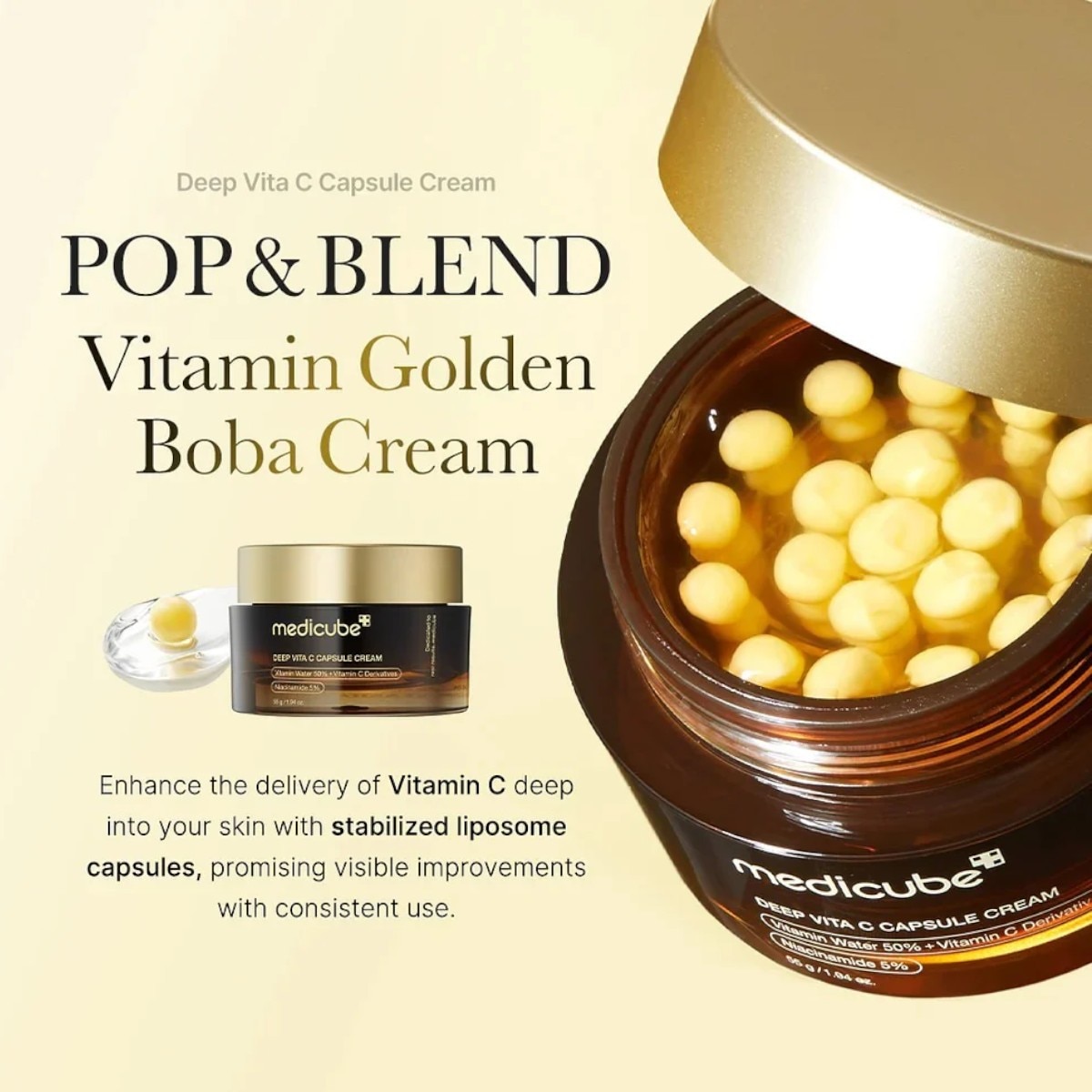 Medicube Deep Vita C Capsule Cream (1.94oz) ｜ 大統華超級市場美國