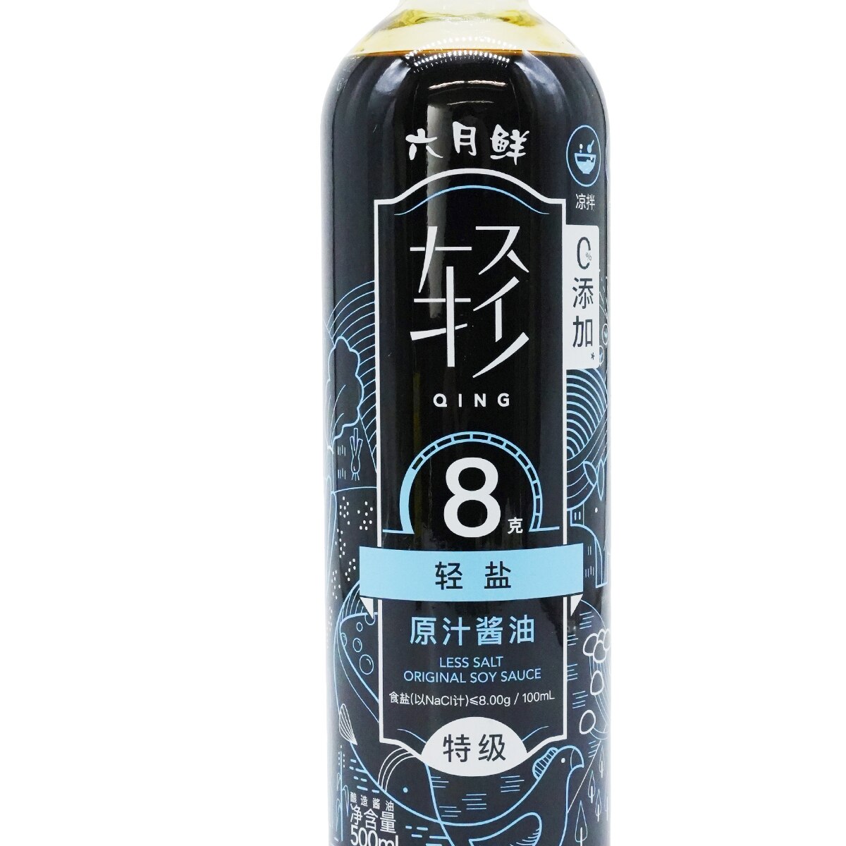 okkundes3個ラブブsoymilk/lychee/seasalt Liuyuexian Lower Salt Original Soy Sauce (16.9fl.oz) ｜ 大统