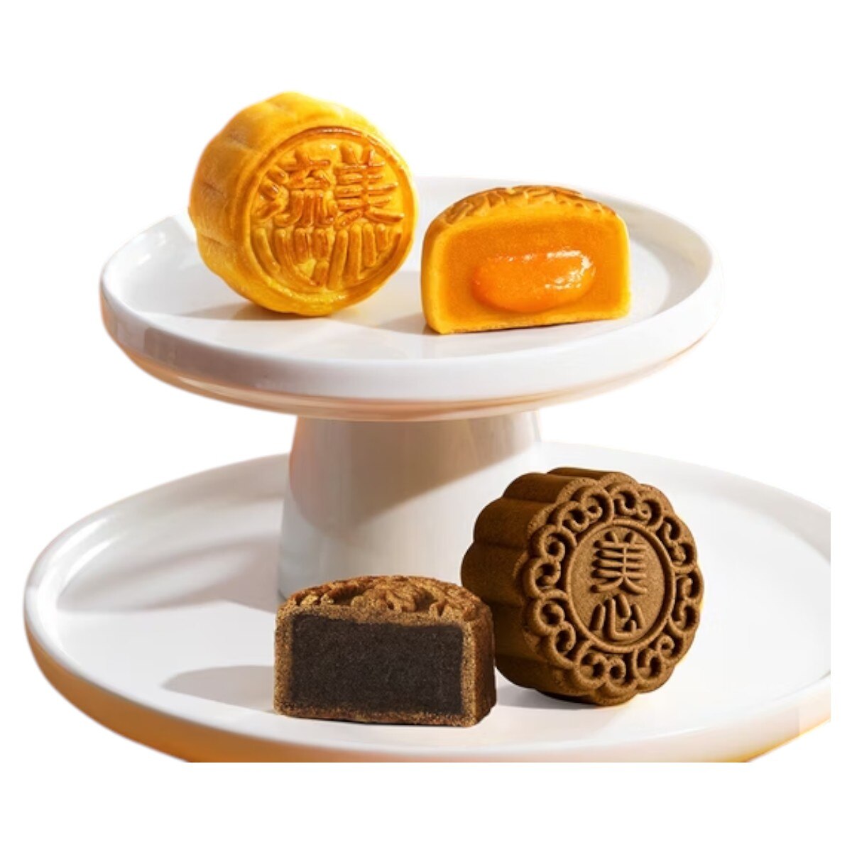 Maxim Custard Duet Mooncake (9.8oz) ｜ 大统华超级市场美国