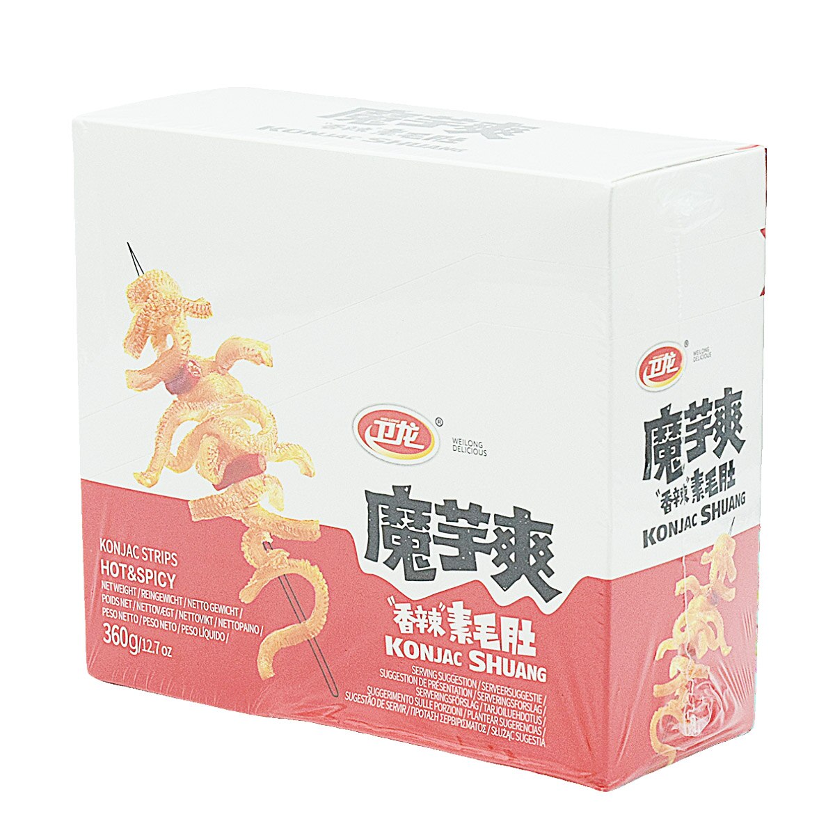 SOMACHI 健康管理アイテム 11袋セット 卫龙魔芋爽香辣素毛肚(12.7oz) ｜ 大统华超级市场美国