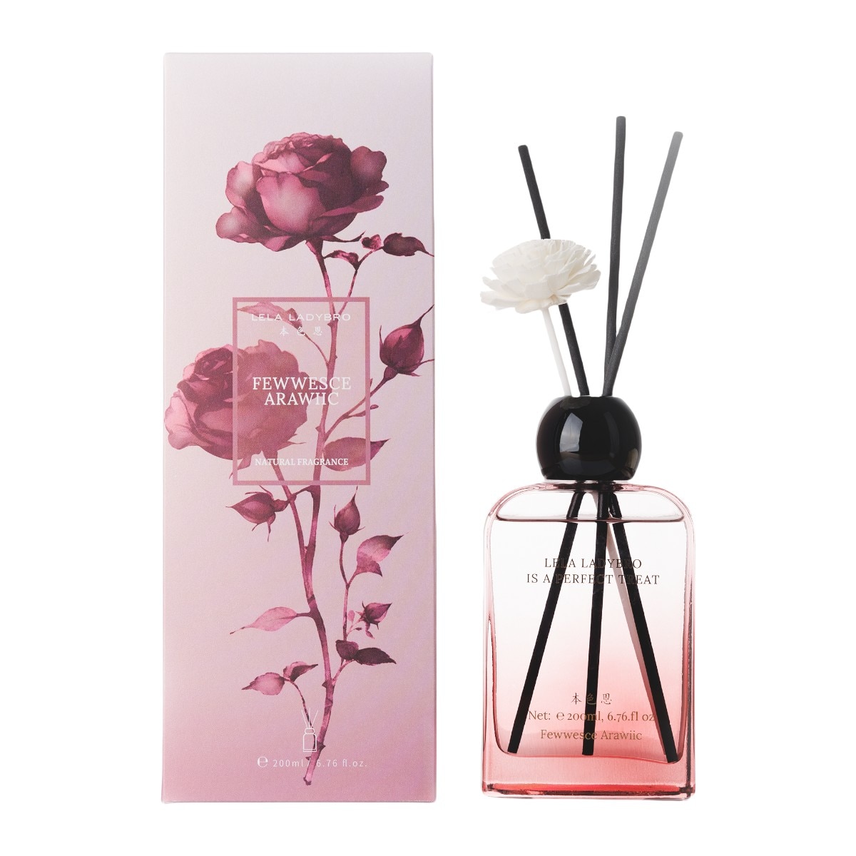 Lela Ladybro Diffuser - Bulgarian Rose (6.76fl.oz) | T&T