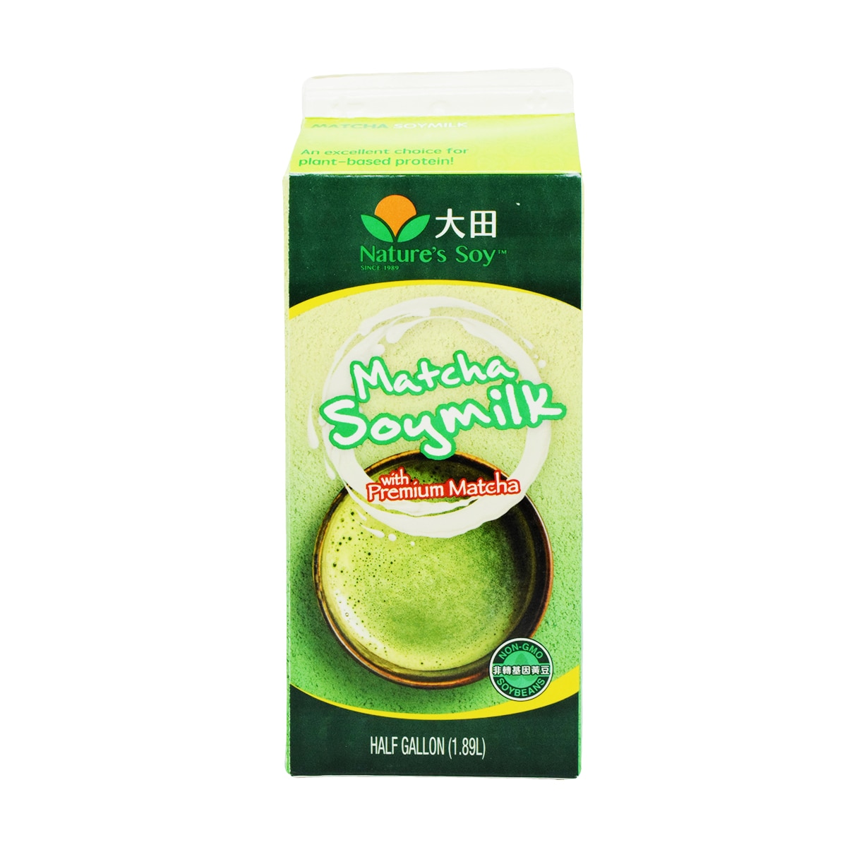 Nature's Soy Matcha Soy Milk (0.5gal)