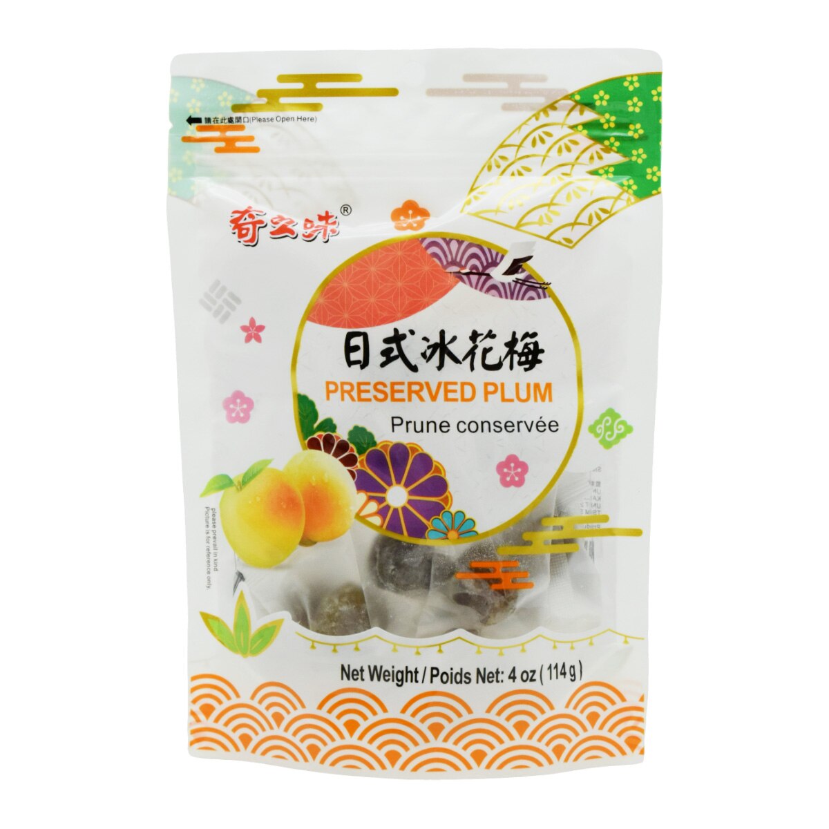 奇之味日式冰花梅(4oz) ｜ 大统华超级市场美国