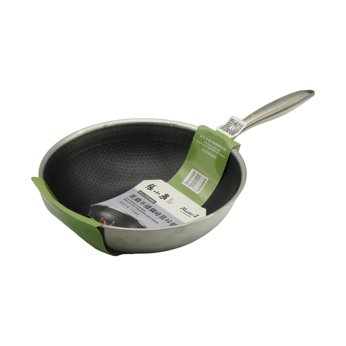こばん Zhangxiaoquan Honeycomb Wok - 28cm ｜ 大统华超级市场美国