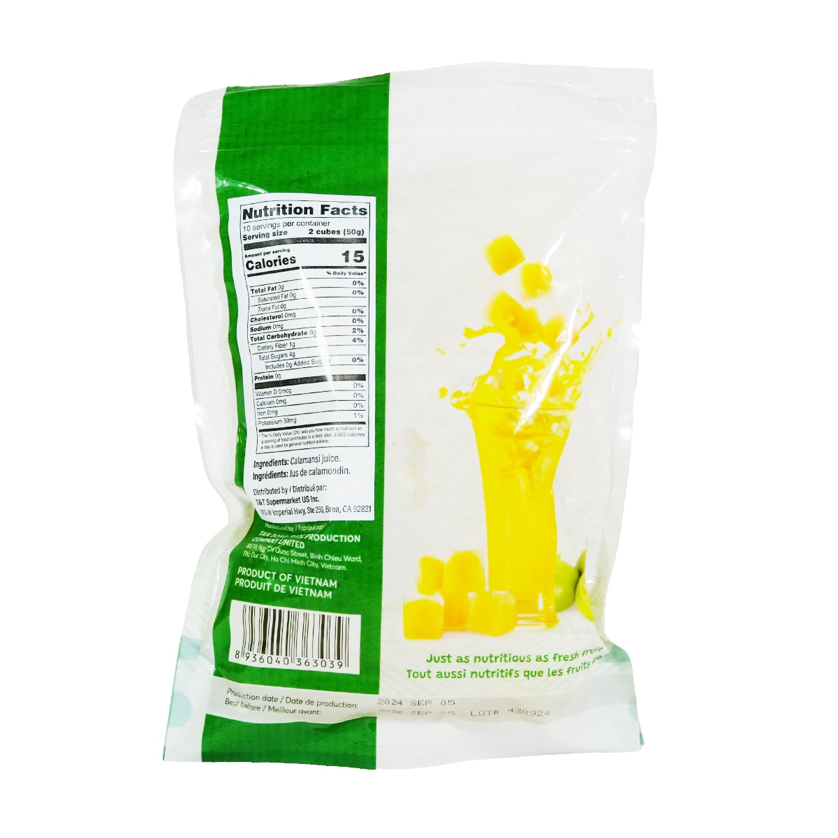 Vefa Calamansi Juice Cubes (17.6oz) | T&T Supermarket US