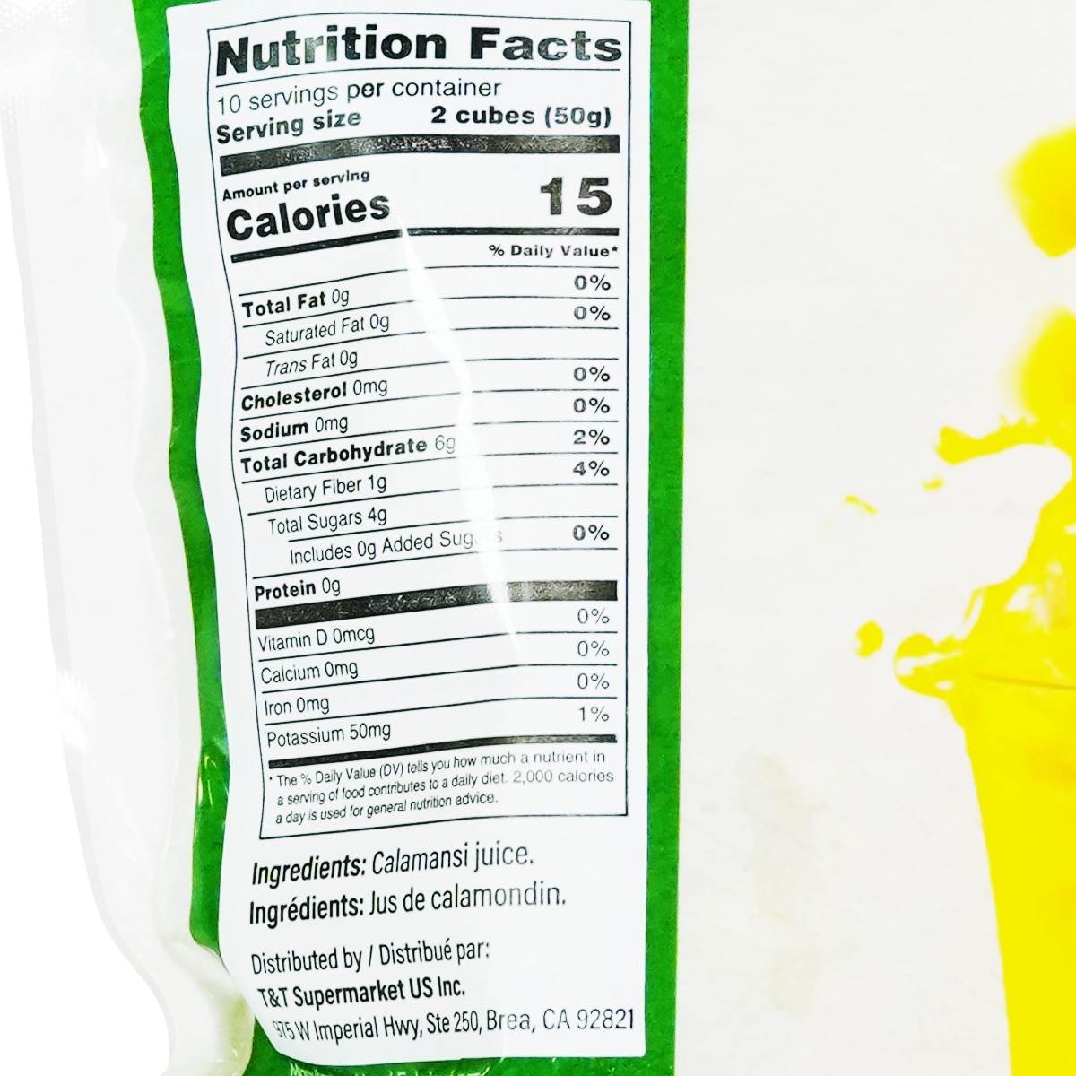Vefa Calamansi Juice Cubes (17.6oz) | T&T Supermarket US