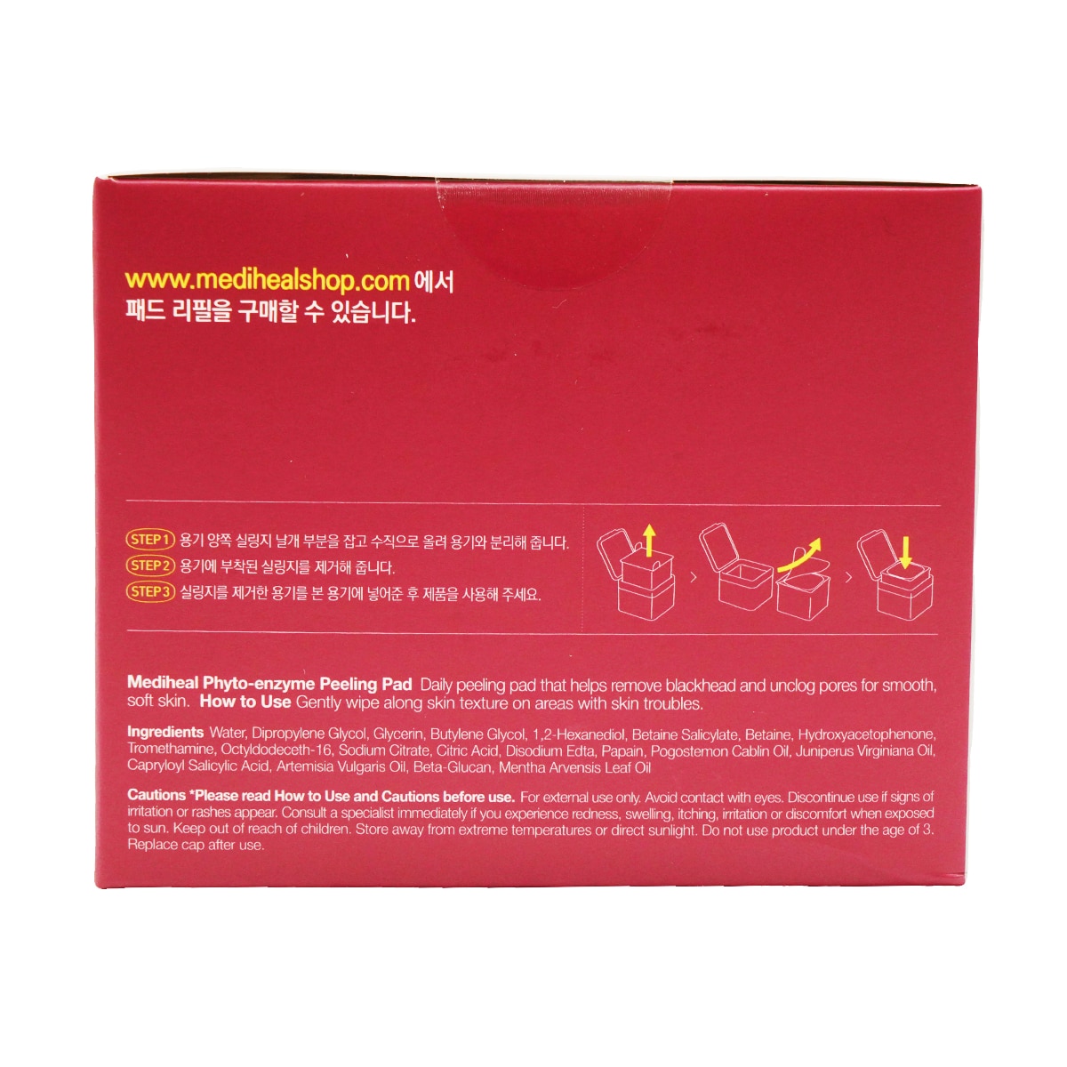 Mediheal Phyto-Enzyme Peeling Pad (90pcs) | T&T Supermarket US