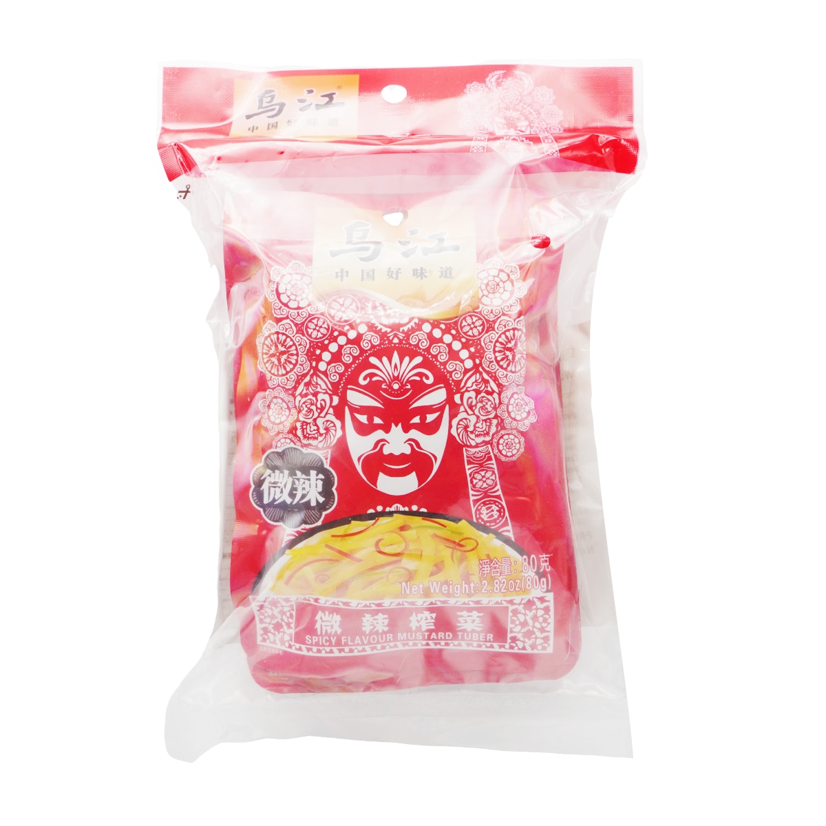 Wujiang Spicy Flavor Mustard Tuber (4x2.82oz) ｜ 大统华超级市场美国