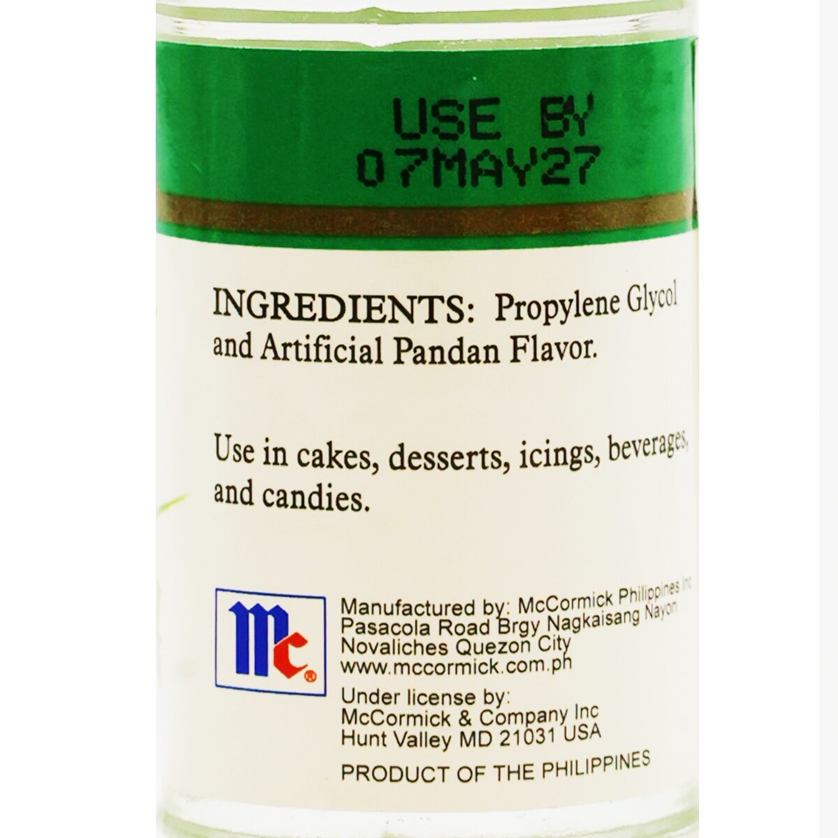 McCormick Pandan Extract (0.68fl.oz) | T&T Supermarket US