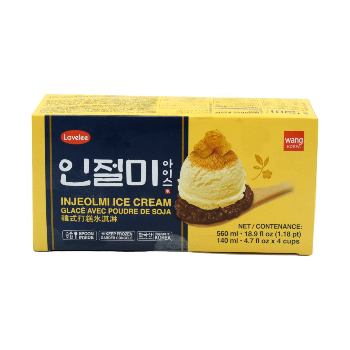 Wang Korea Red Bean Mochi Ice Cream (4x4.7fl.oz) ｜ 大统华超级市场美国