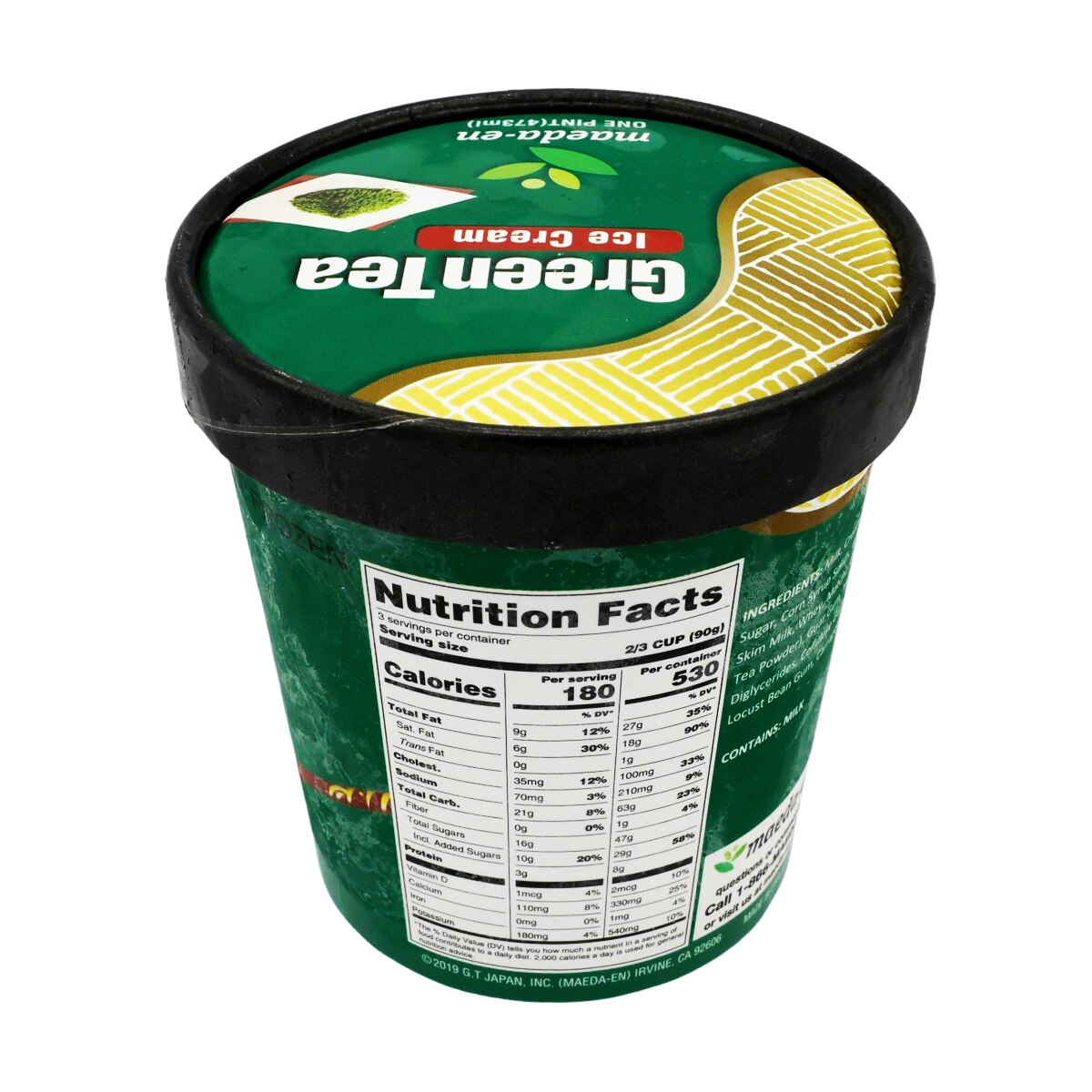 Maeda-En Green Tea Ice Cream (16oz) | T&T Supermarket US