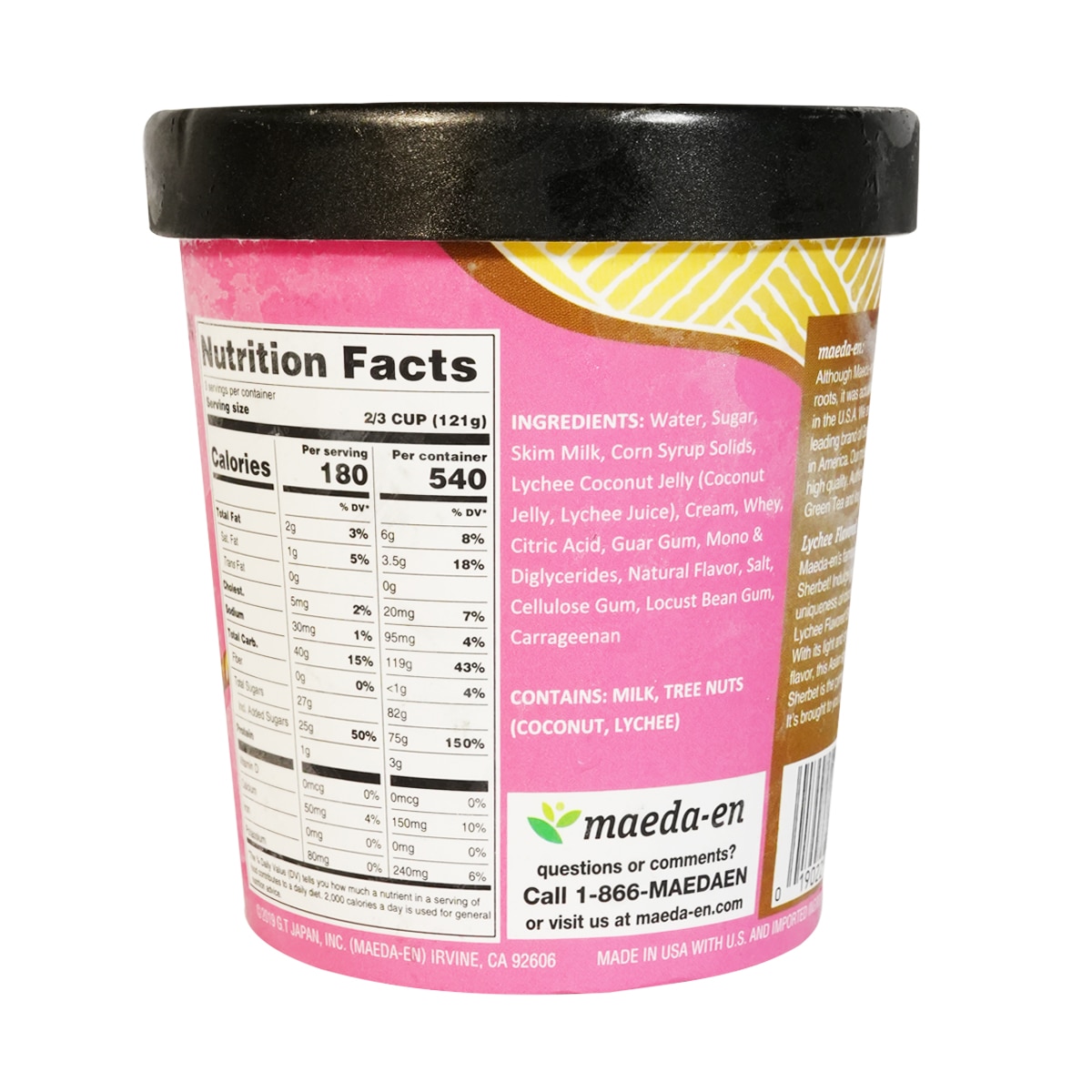 Maeda-En Lychee Sherbet (16oz) | T&T Supermarket US