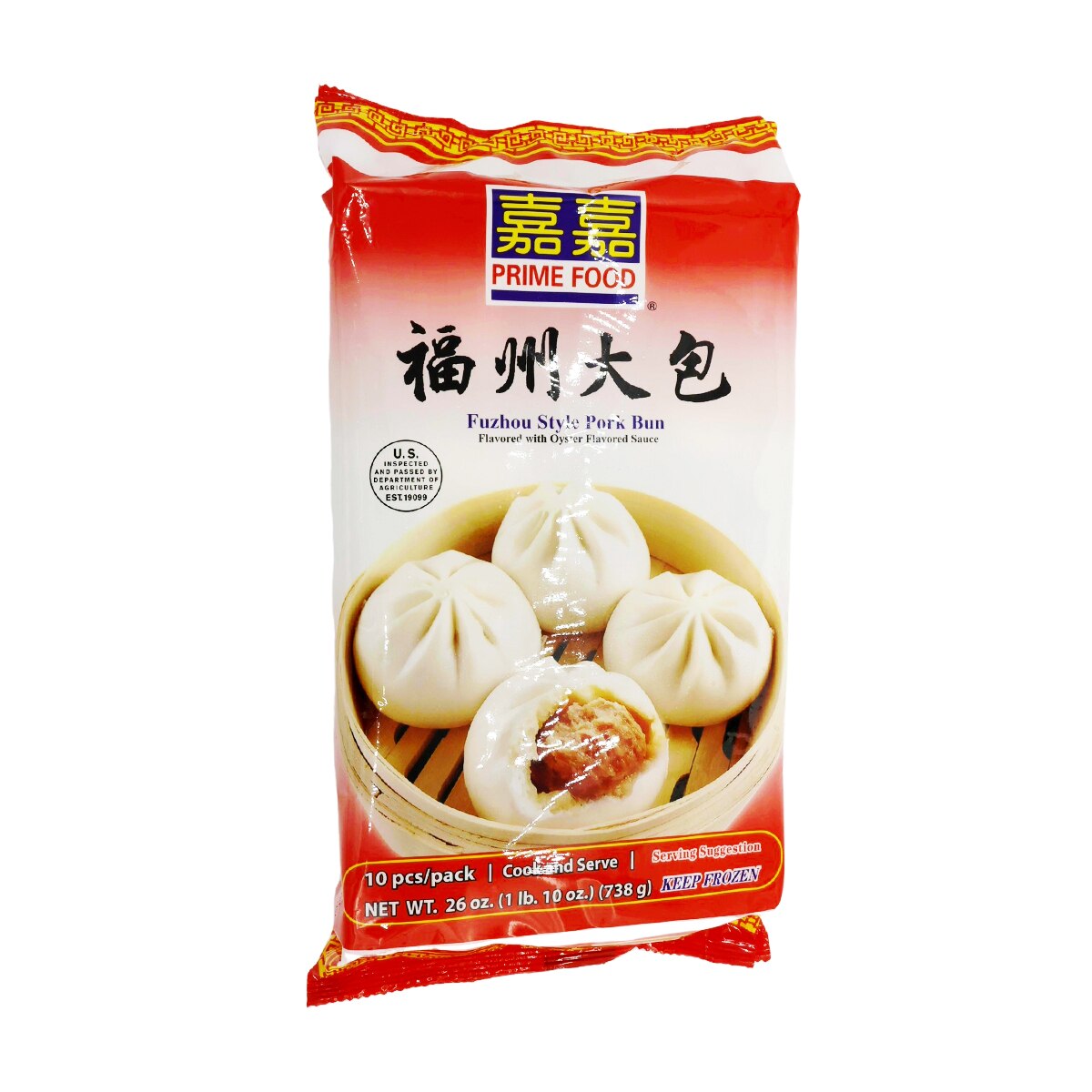 Prime Food Fuzhou Style Pork Bun (26oz) | T&T Supermarket US
