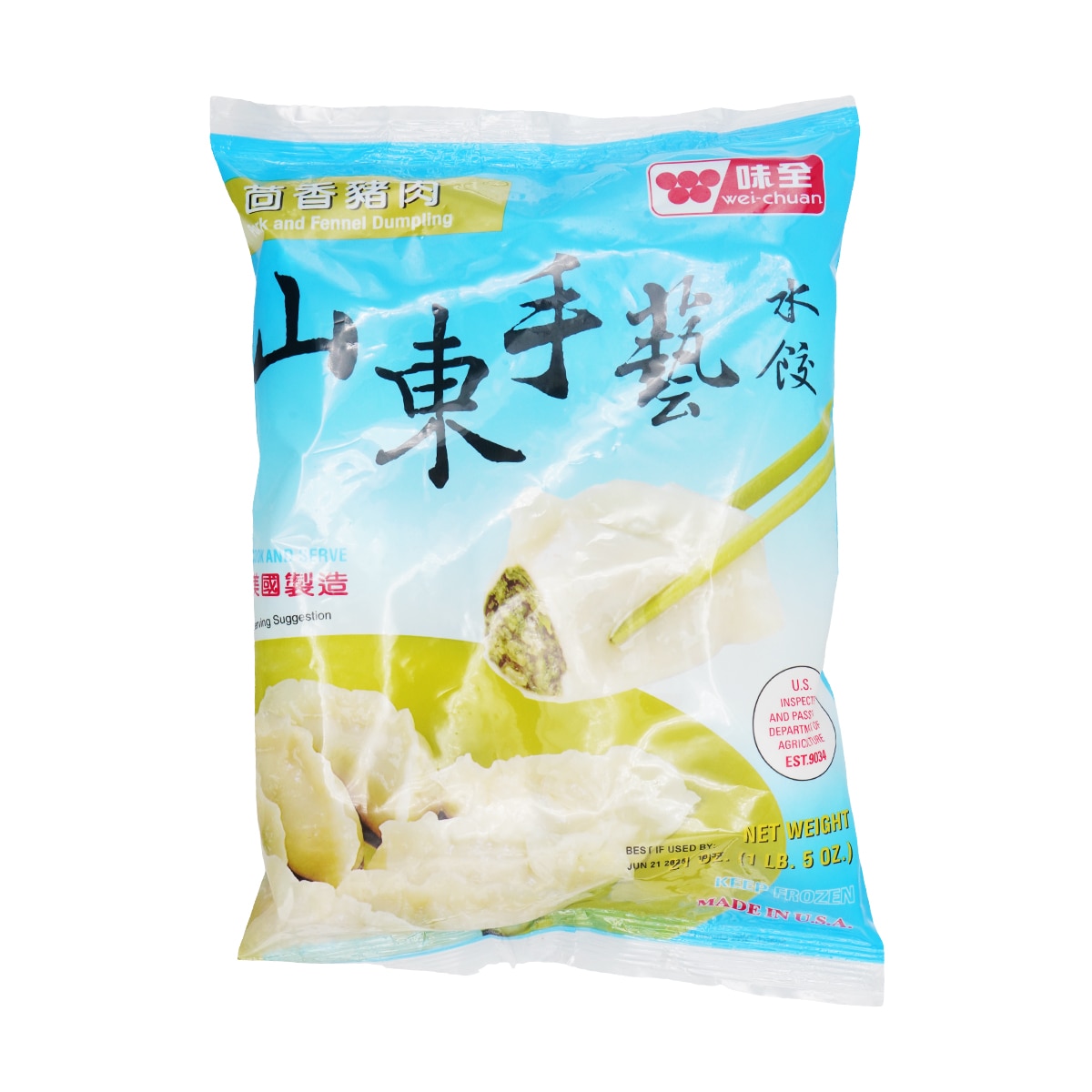 Wei Chuan Pork and Fennel Dumpling (21oz) ｜ 大統華超級市場美國