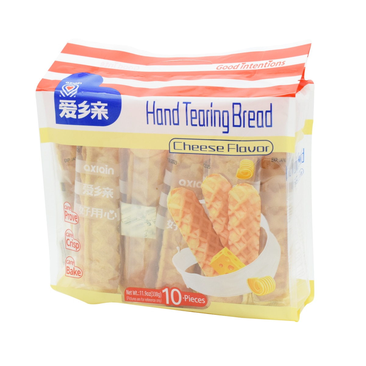 鹿茸　100g Aixiangqin Cheese Flavor Hand Tearing Bread (11.9oz) ｜ 大统