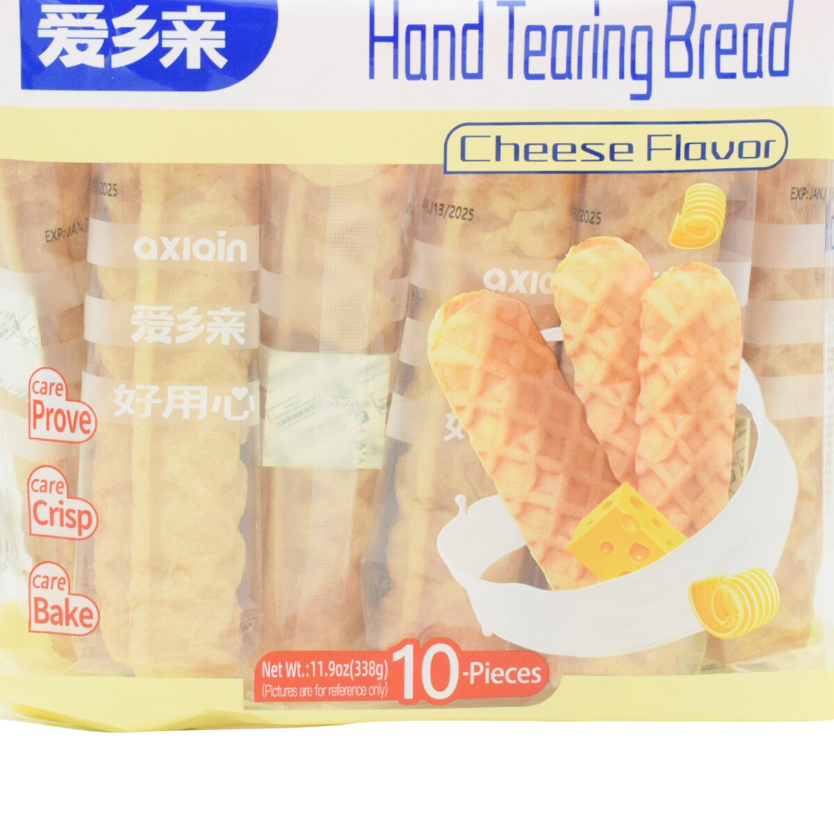 Aixiangqin Cheese Flavor Hand Tearing Bread (11.9oz) ｜ 大统