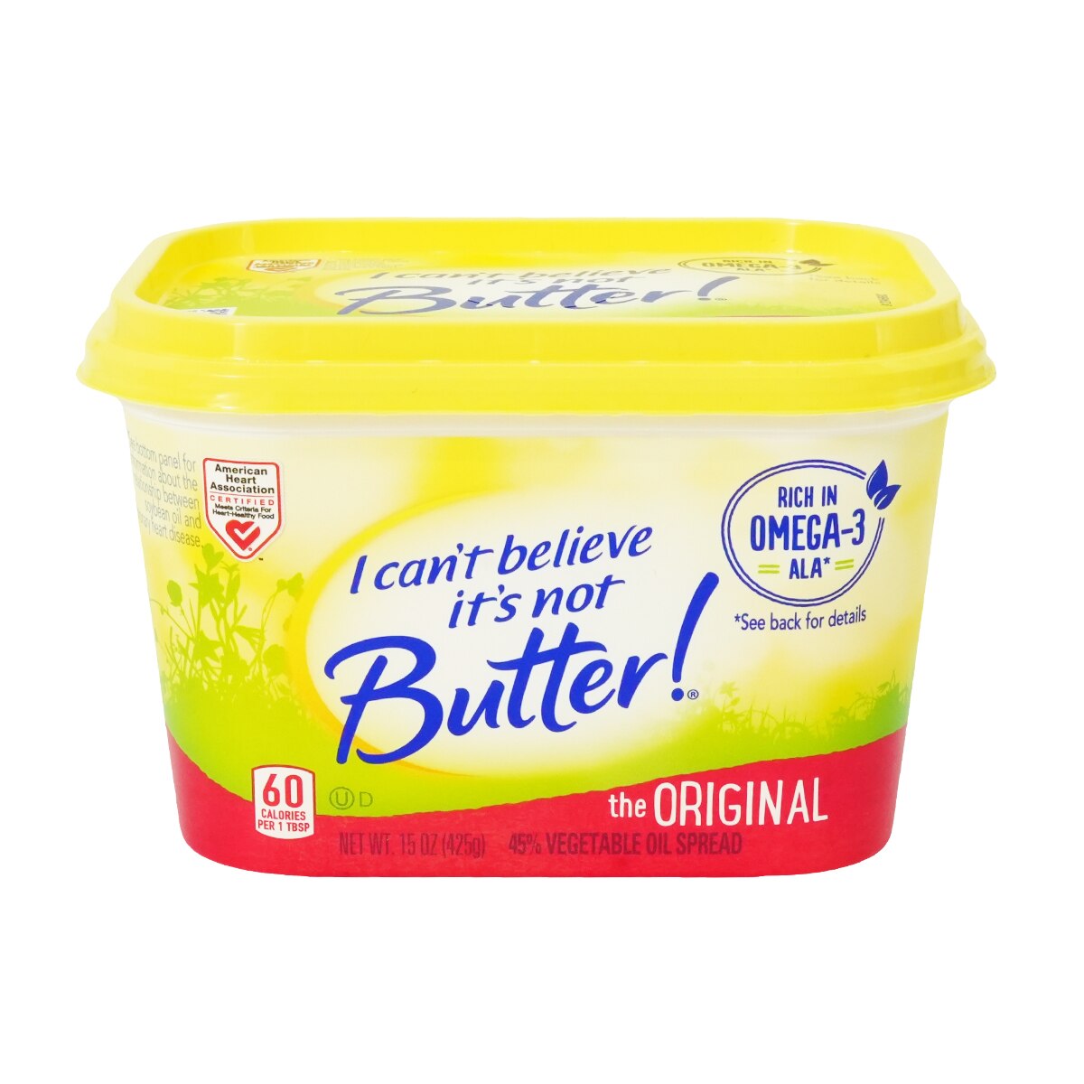 I Can't Believe It's Not Butter Original Spread (15oz) ｜ 大统华