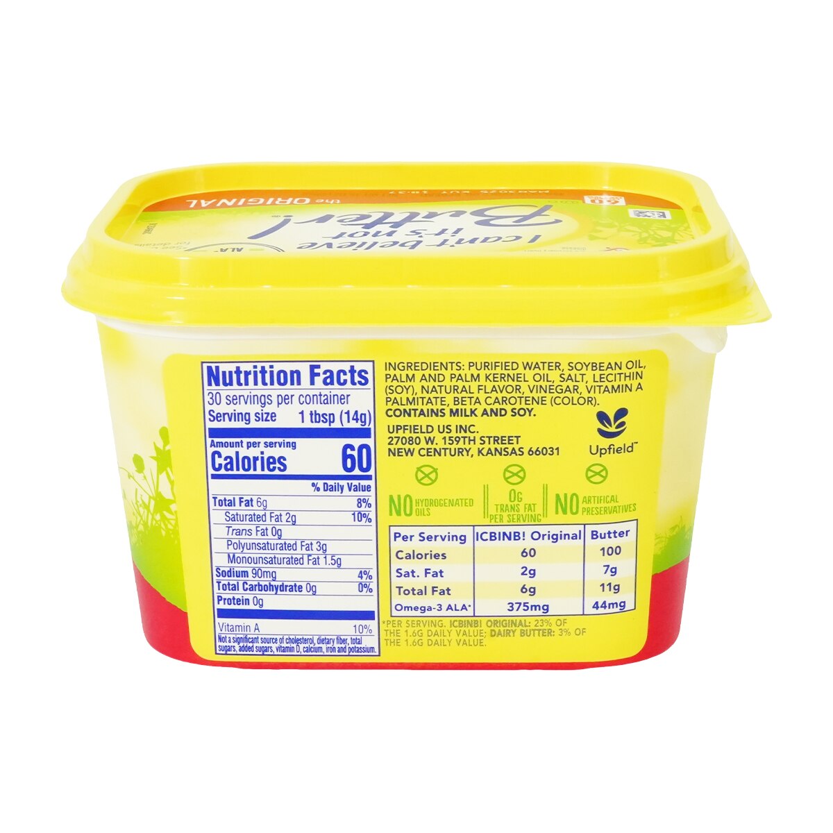 I Can't Believe It's Not Butter Original Spread (15oz) ｜ 大统华