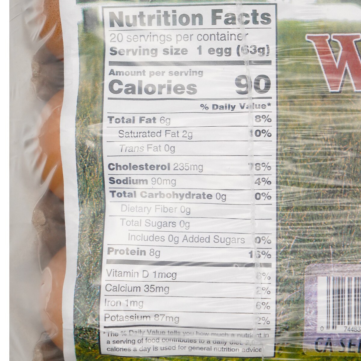 Wilcox Organic Brown Eggs - Jumbo (20pcs) ｜ 大统华超级市场美国