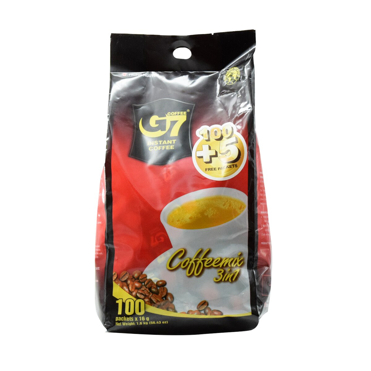G7 3-In-1 Coffee Mix (100x0.564oz) ｜ 大统华超级市场美国