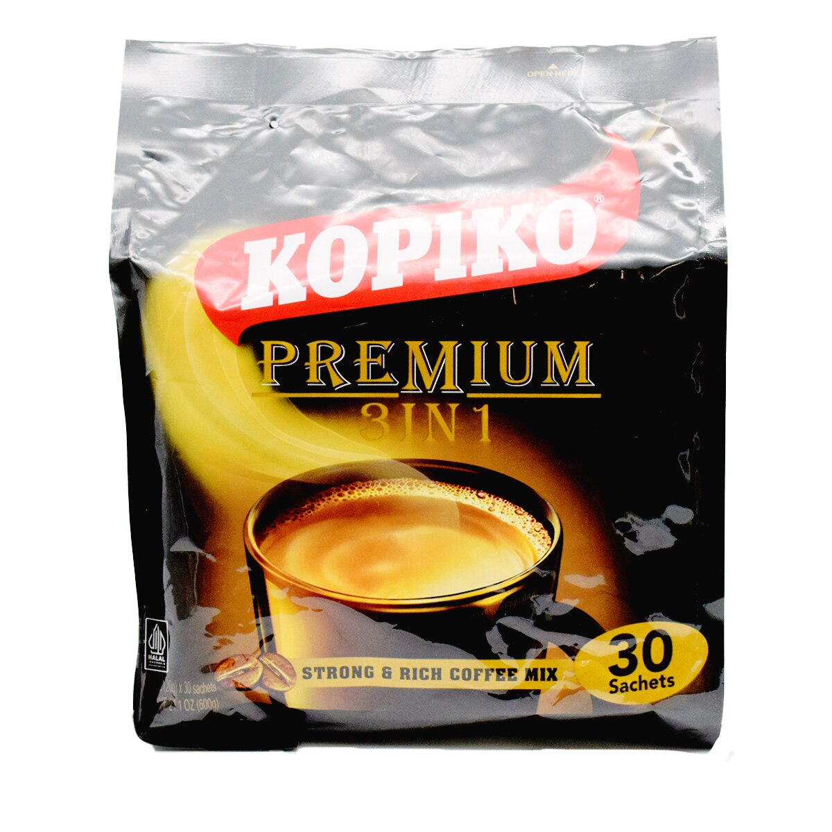 View: Kopiko Premium 3-In-1 Strong and Rich Coffee Mix (30x0.7oz)
