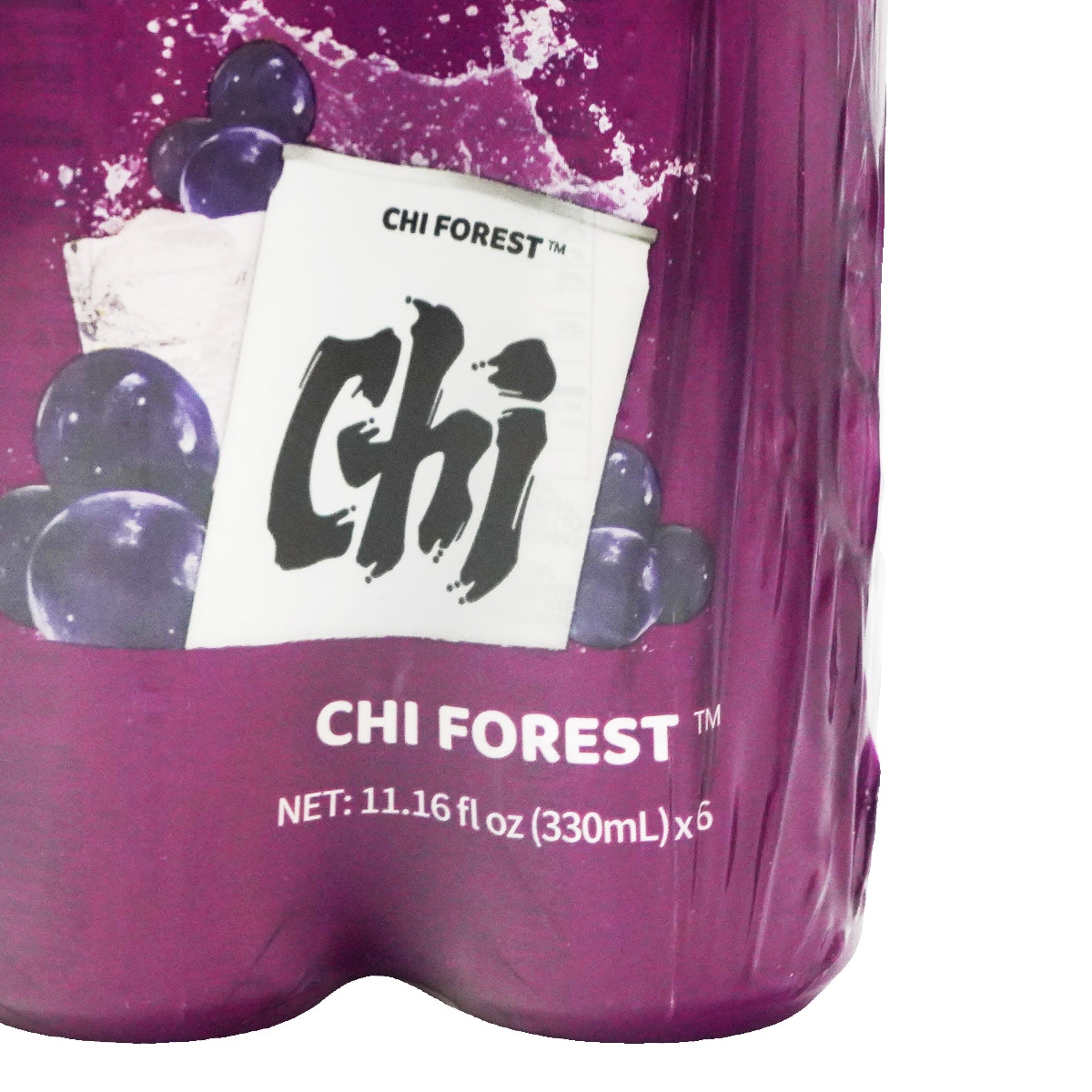 Chi Forest Sparkling Water Grape Delight Flavor (6x11.16fl.oz
