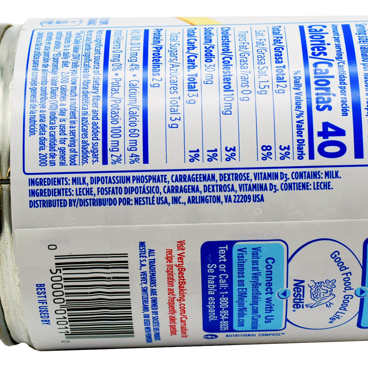 Nestle Carnation Evaporated Milk (12fl.oz) ｜ 大統華超級市場美國