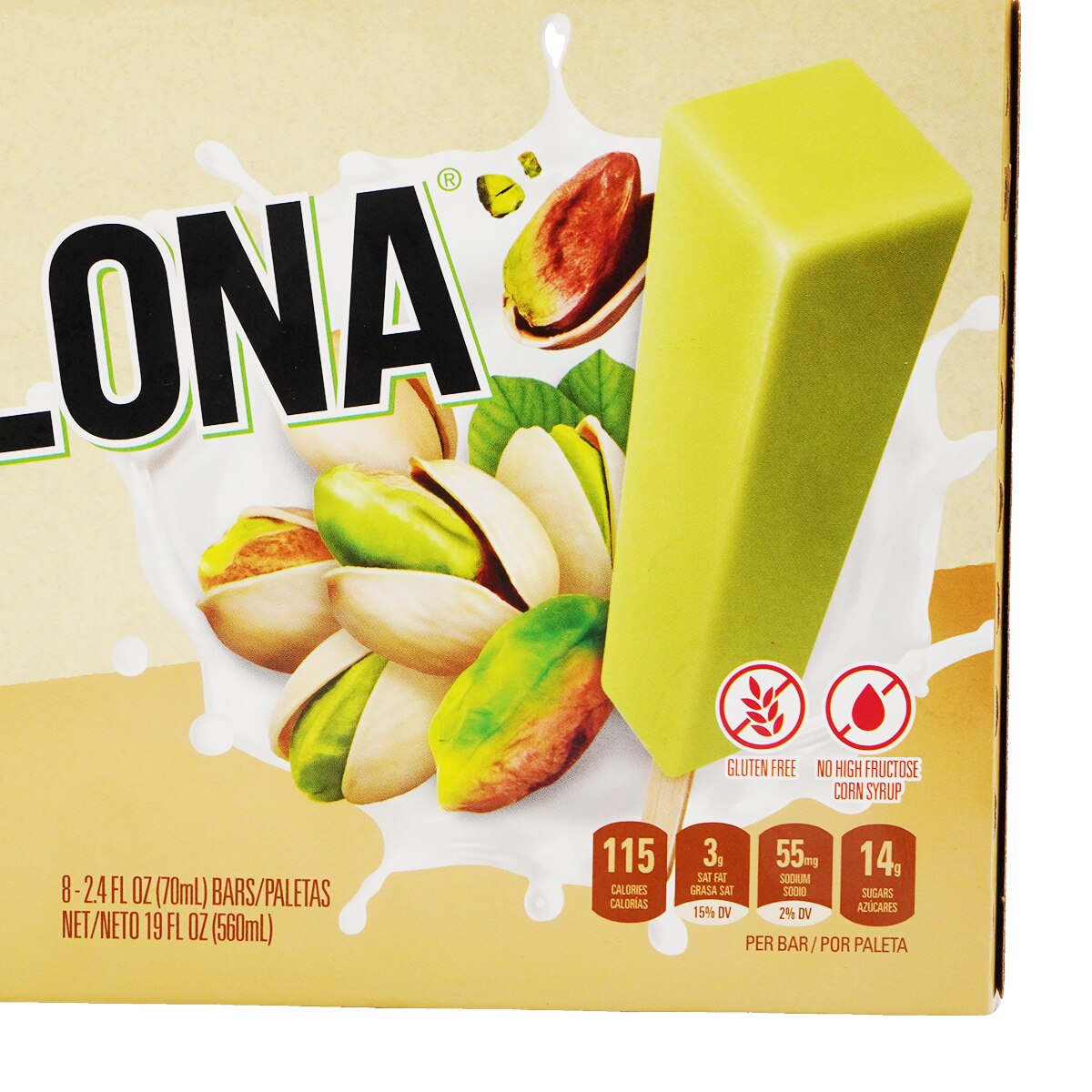 氷菜 冰极Melona 开心果冰棒(8x2.4fl.oz) | T&T Supermarket US