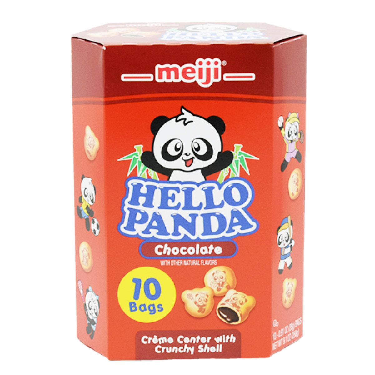 Meiji Hello Panda Biscuit - Chocolate Flavor (10x0.91oz) | T&T