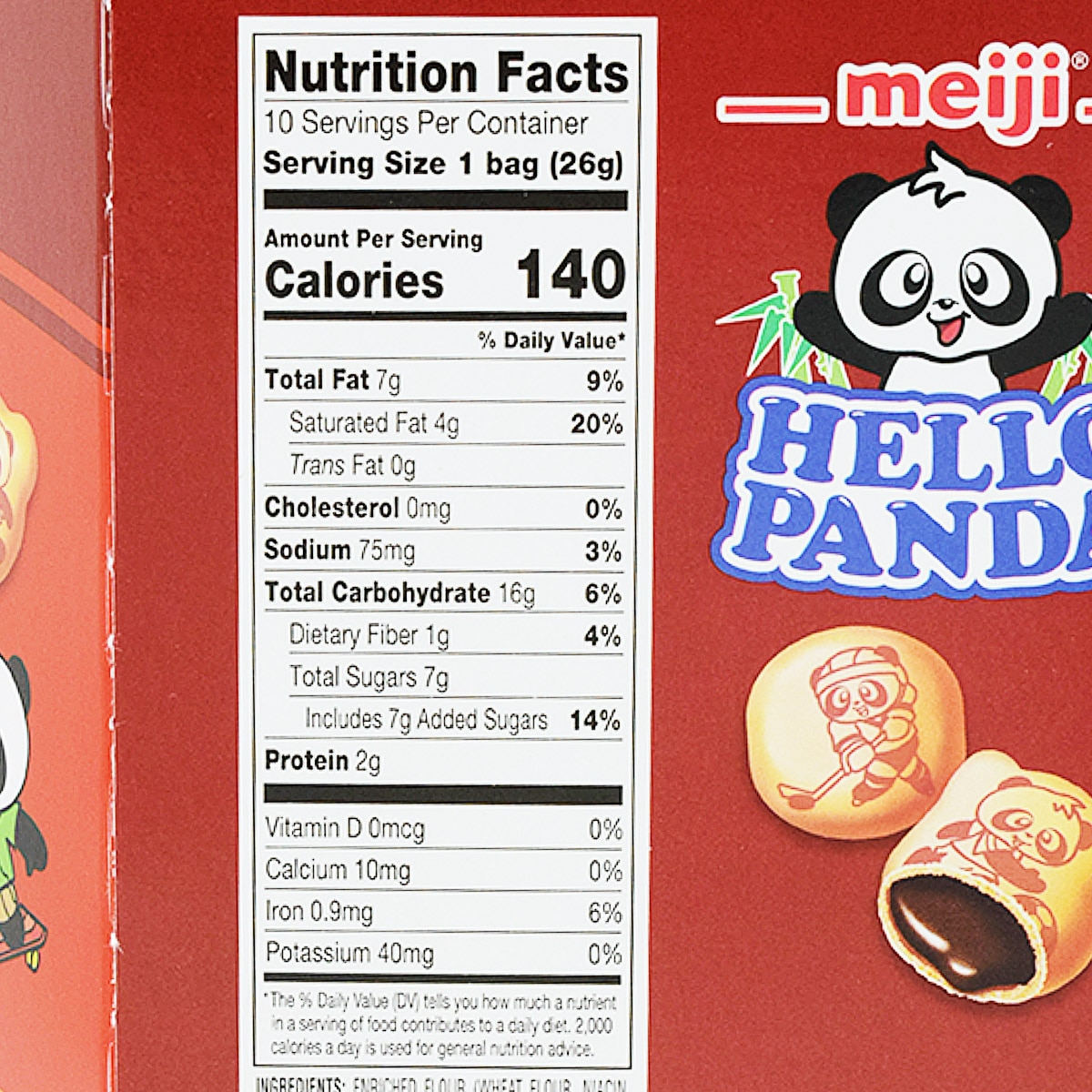 Meiji Hello Panda Biscuit - Chocolate Flavor (10x0.91oz) | T&T