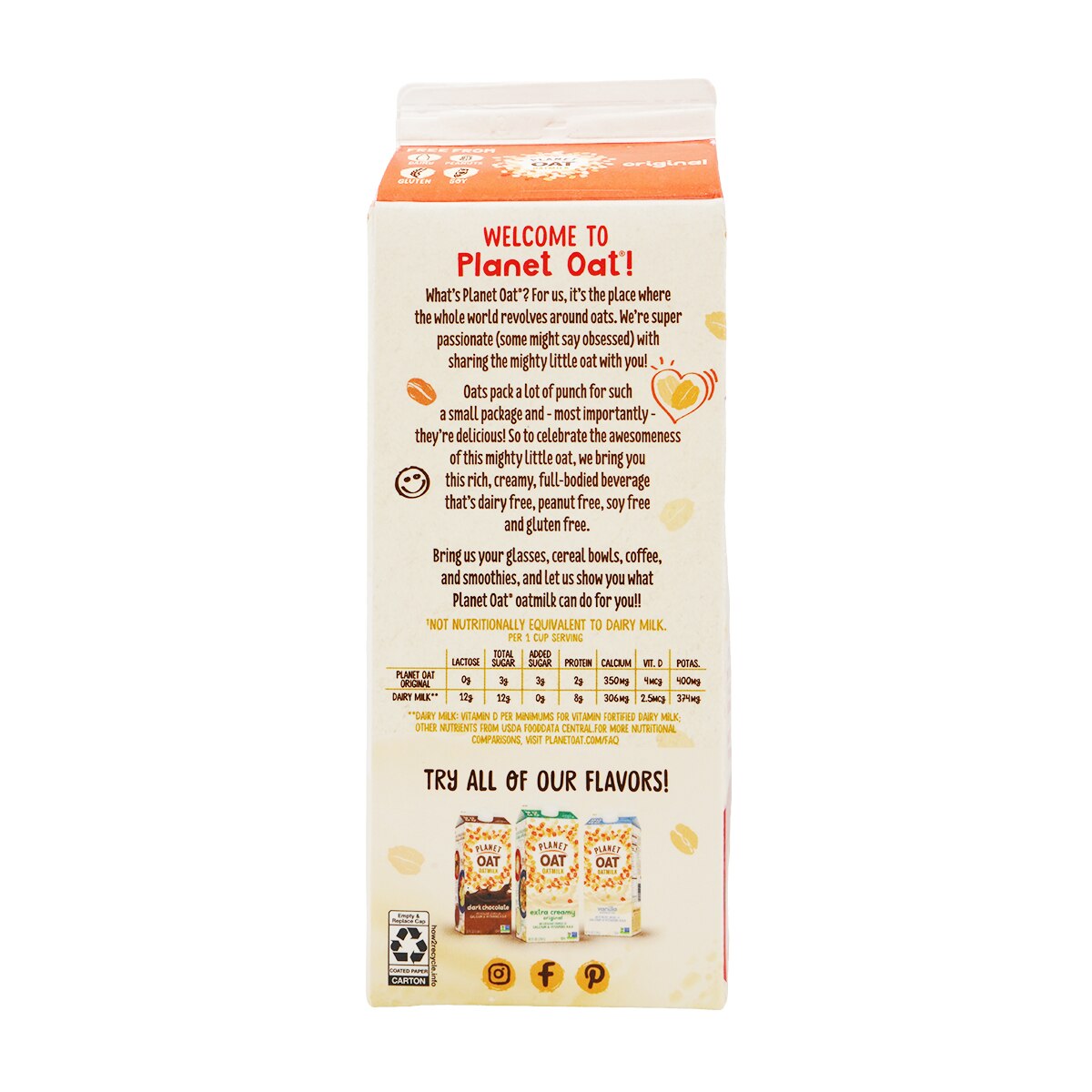 The Original Oat-Ly! Oat-Milk Chocolate - 64 Fluid Ounce