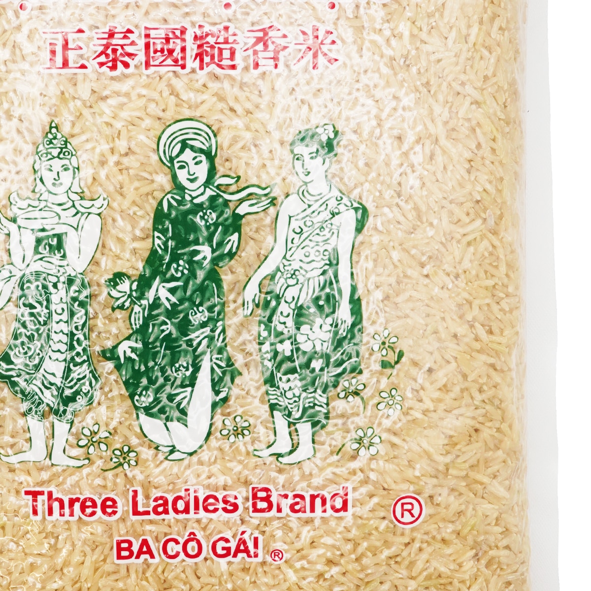 Three Ladies Brown-Thai Hom Mali Rice (5lb) ｜ 大統華超級市場美國
