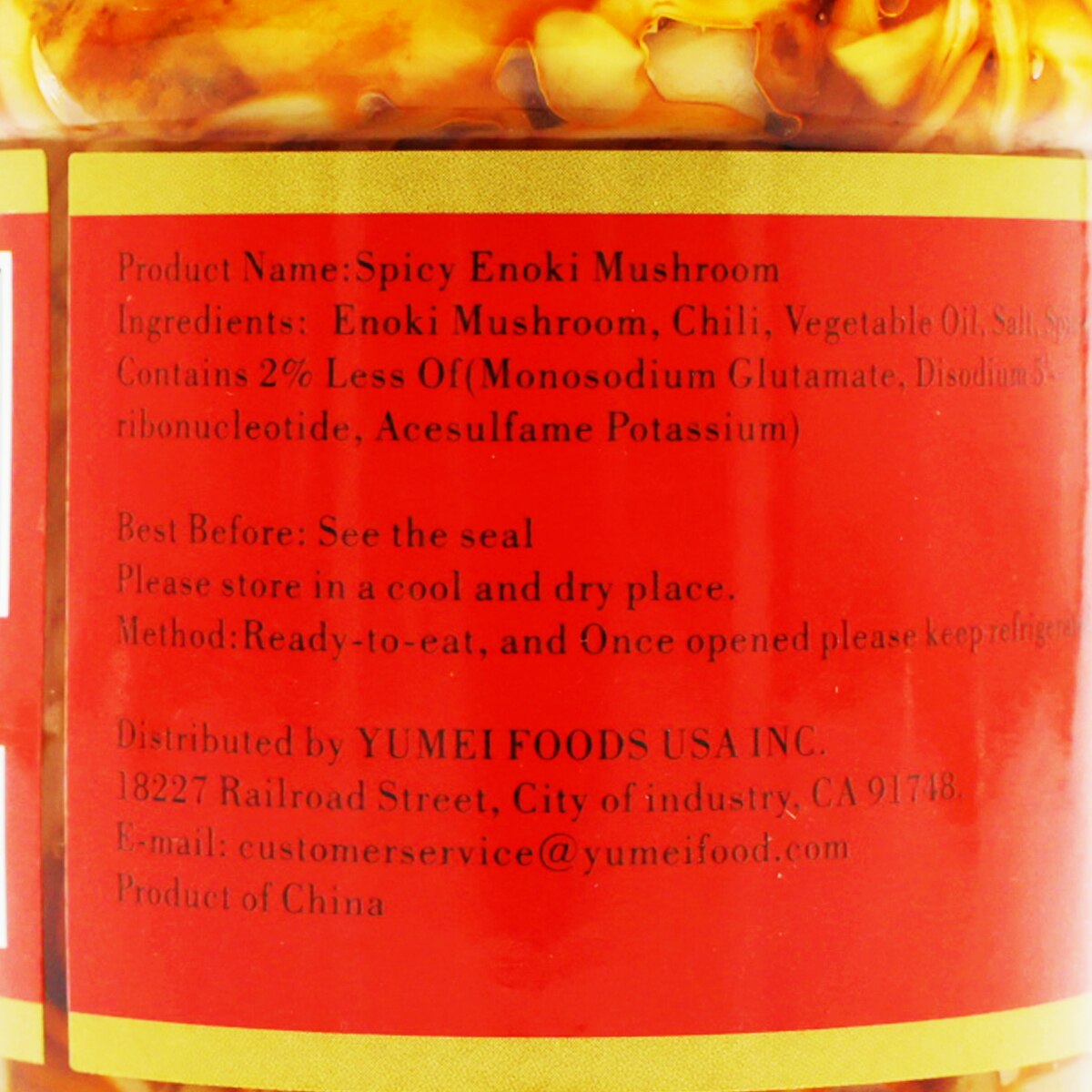 Yumei Spicy Enoki Mushroom (6.17oz) | T&T Supermarket US