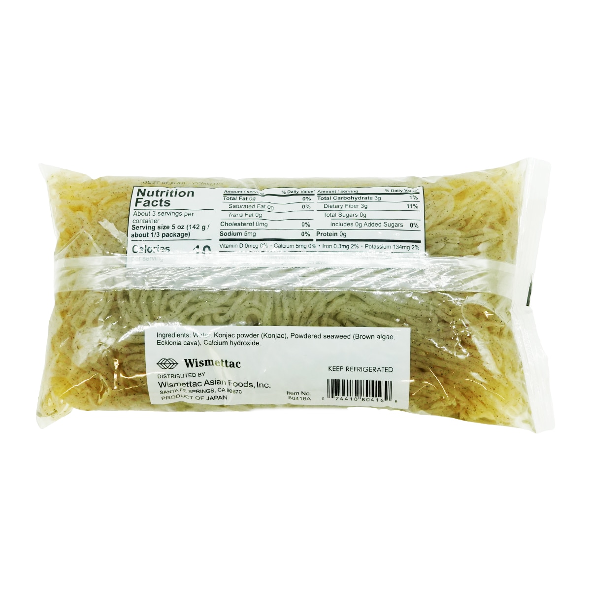 Shirakiku Shimonita Konjac Noodle (14.1oz) | T&T Supermarket US