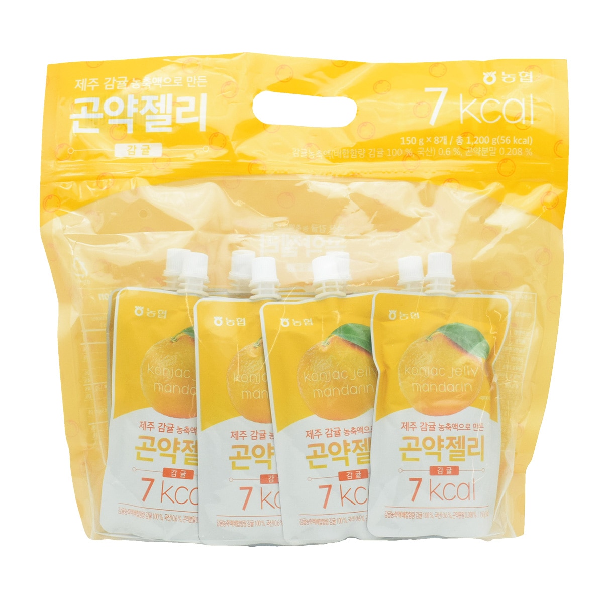 32G MaiYaPen+Honey English （たんたかたん） Nonghyup Konjak Jelly - Tangerine Flavor (8x5.07fl.oz) | T&T