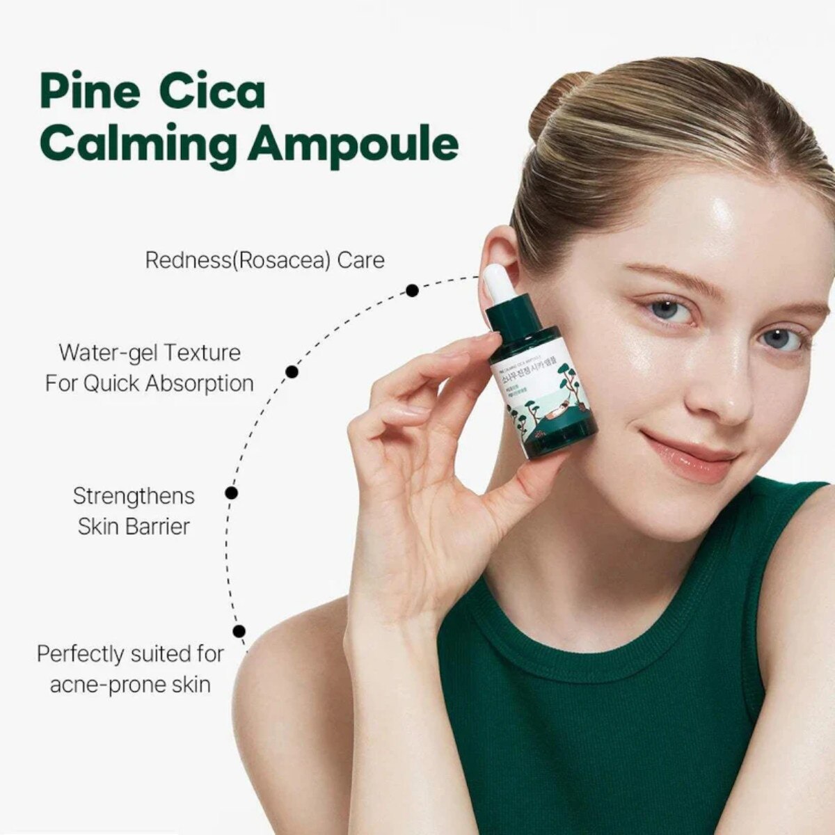 Round Lab Pine Calming Cica Ampoule (1.01fl.oz) | T&T Supermarket US