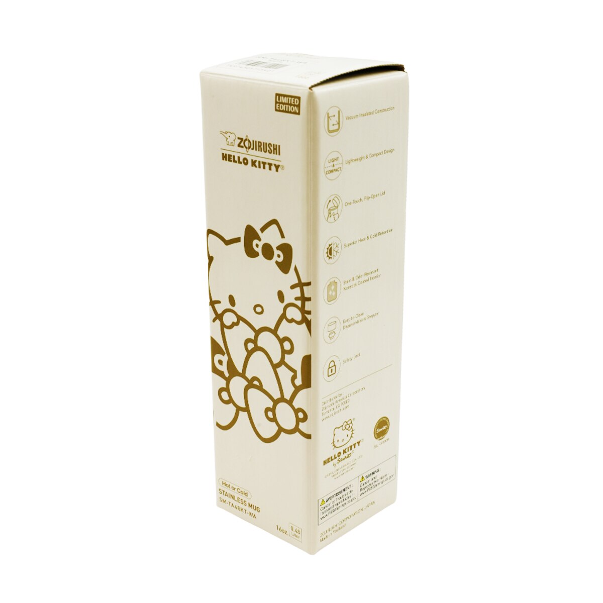 Zojirushi X Hello Kitty White Stainless Mug - 16oz | T&T
