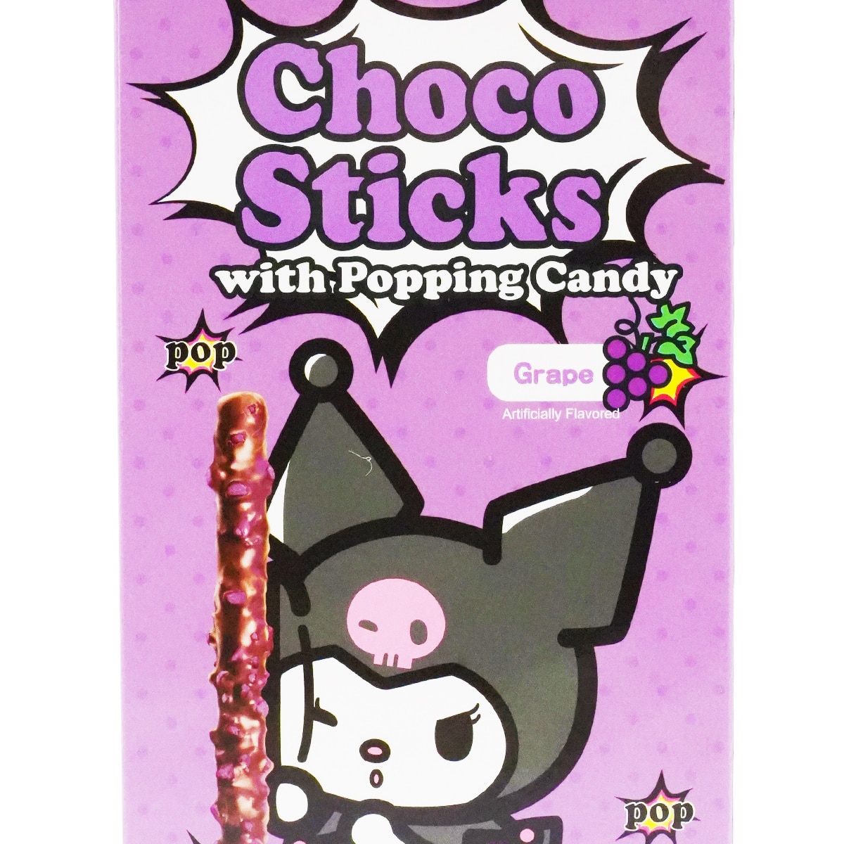 Sanrio Kuromi Choco Sticks - Grape Flavor (3x0.53oz) ｜ 大统华超级