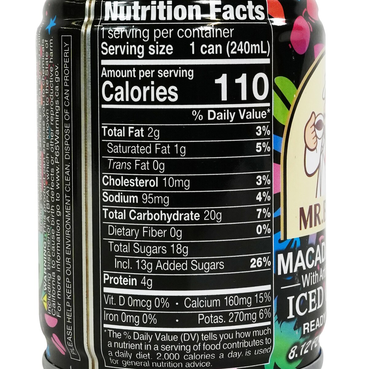 Mr.Brown Iced Coffee - Nut Macadamia (8.12fl.oz) | T&T Supermarket US