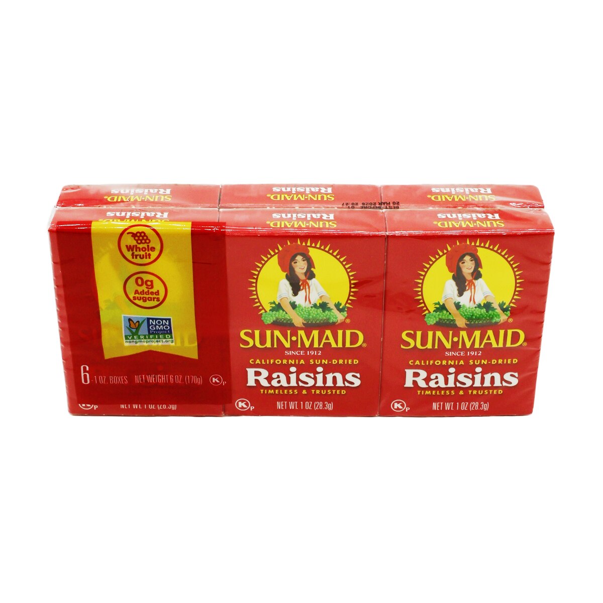 Sun Maid California Sun Dried Raisins (6x1oz) | T&T Supermarket US