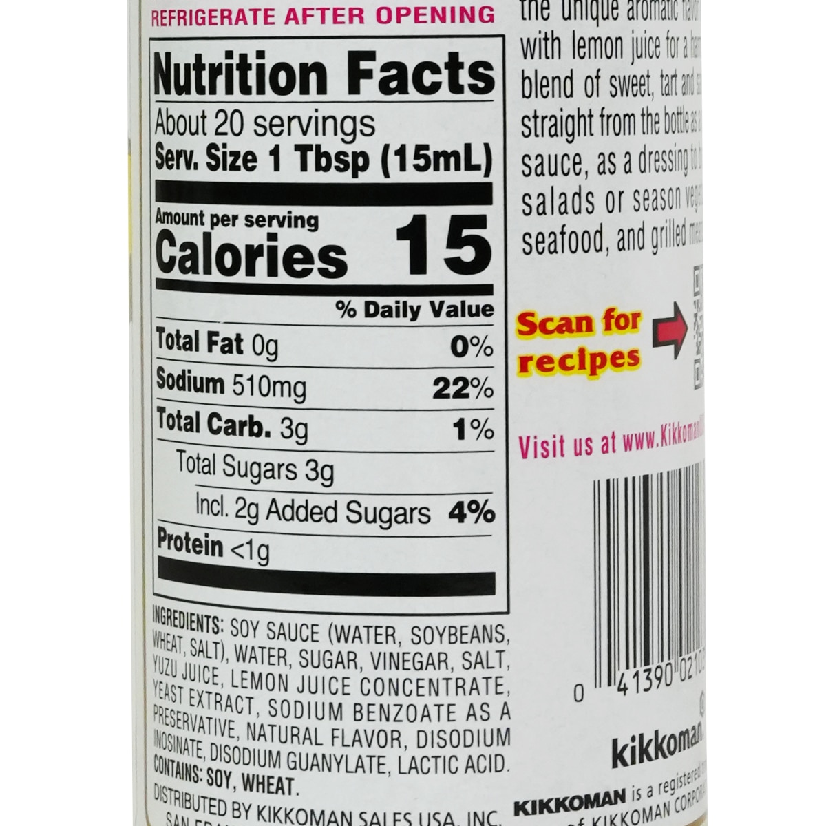 Kkm Yuzu Ponzu Sauce (10fl.oz) | T&T Supermarket US