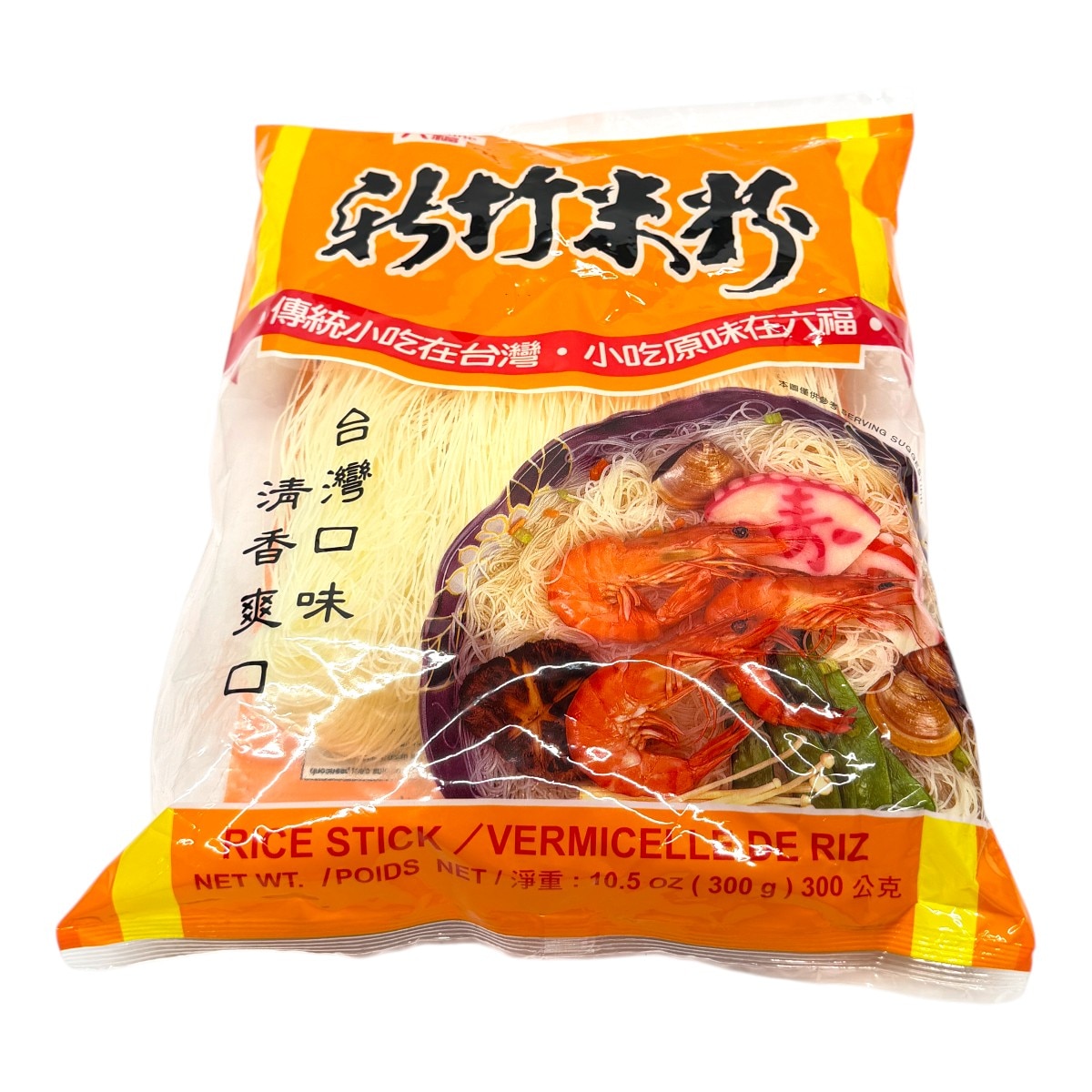 【新品未使用】粉引福の字珍味10客 六福细新竹米粉(10.5oz) ｜ 大统华超级市场美国