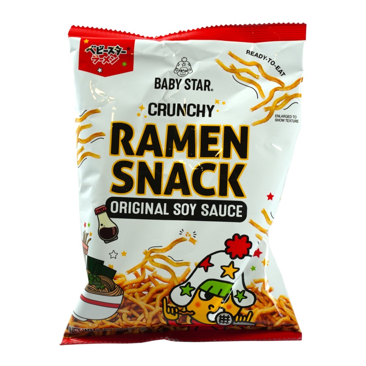 Baby Star Ramen Snack - Soy Sauce Flavor (2.46oz) ｜ 大统华超级