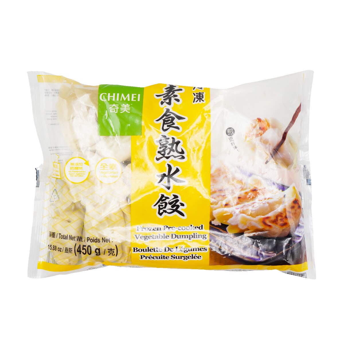 奇美冷冻素食熟水饺(15.88oz) | T&T Supermarket US